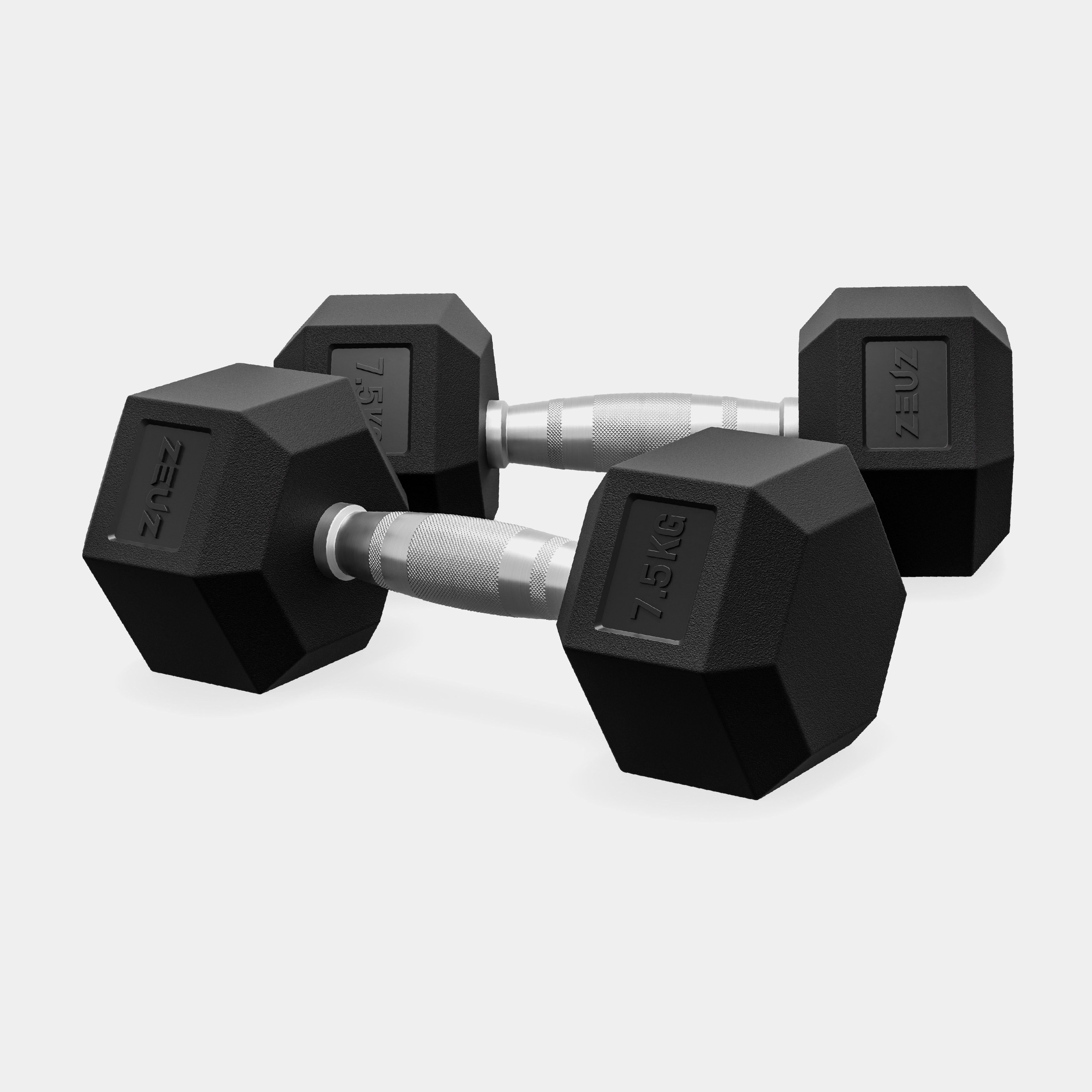 ZEUZ Haltères hexagonaux
