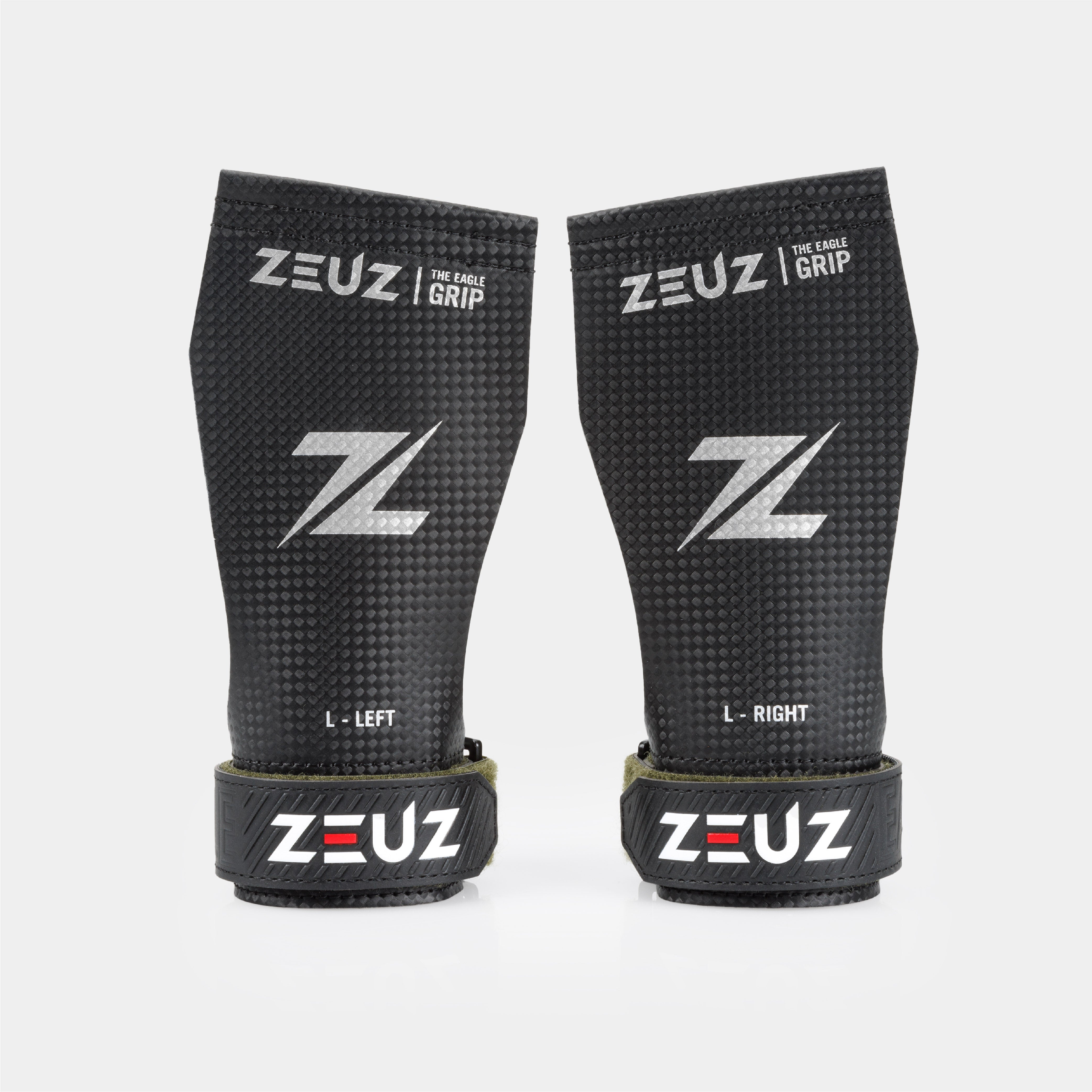 Voorkant van de ZEUZ Fingerless Grips – antislip coating en duurzame afwerking