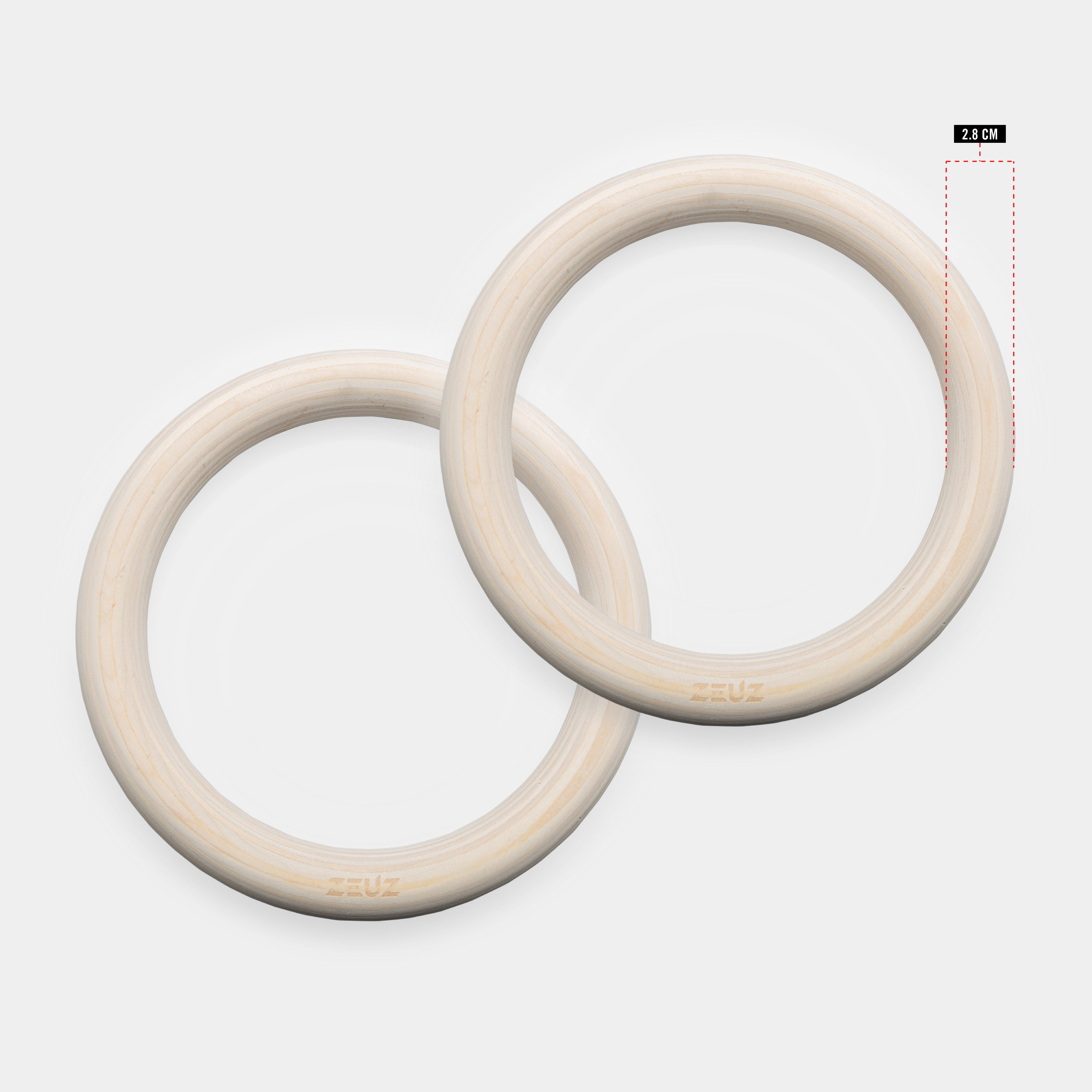 ZEUZ Gymnastics Rings Set