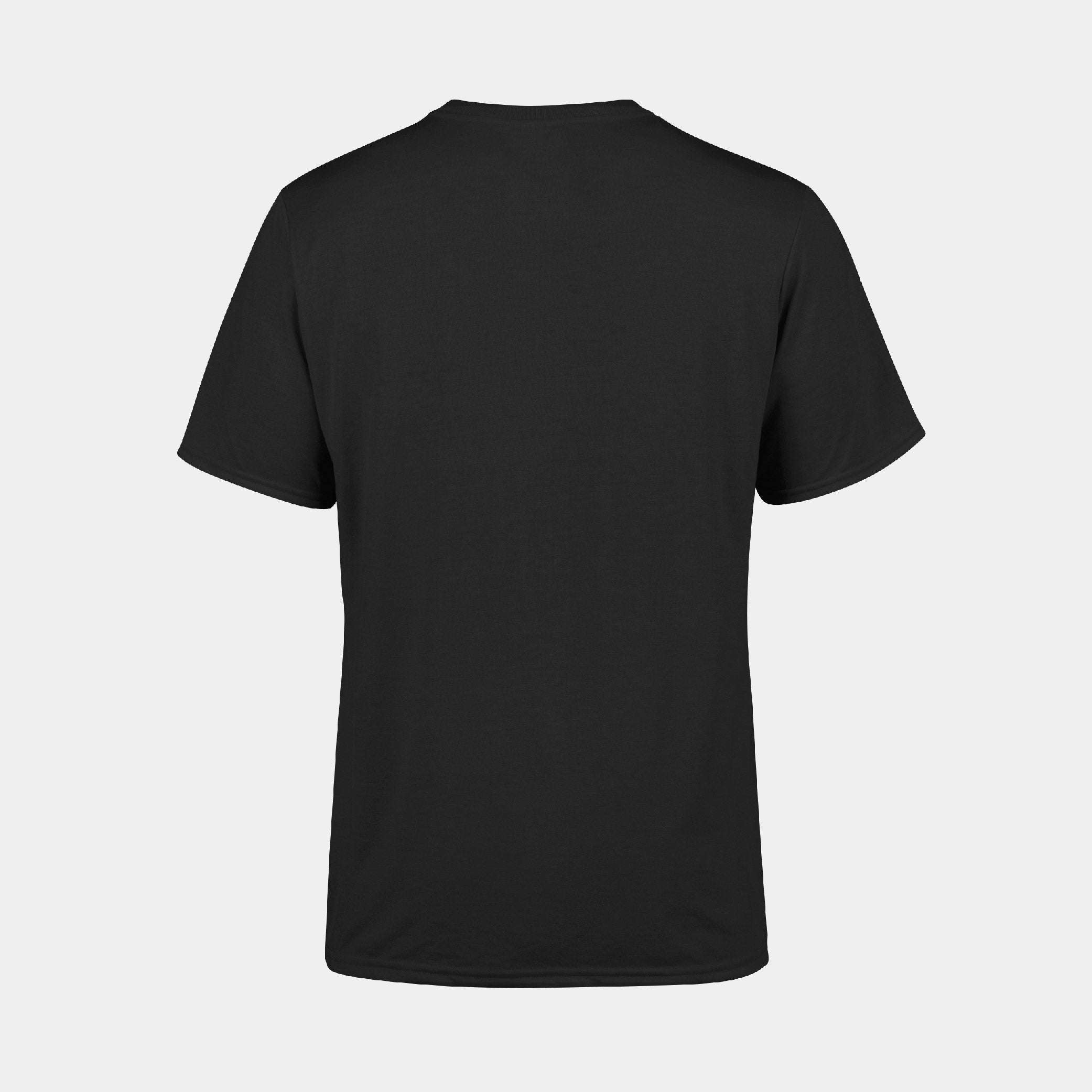 ZEUZ Basic T-shirt zwart – achterkant zonder opdruk
