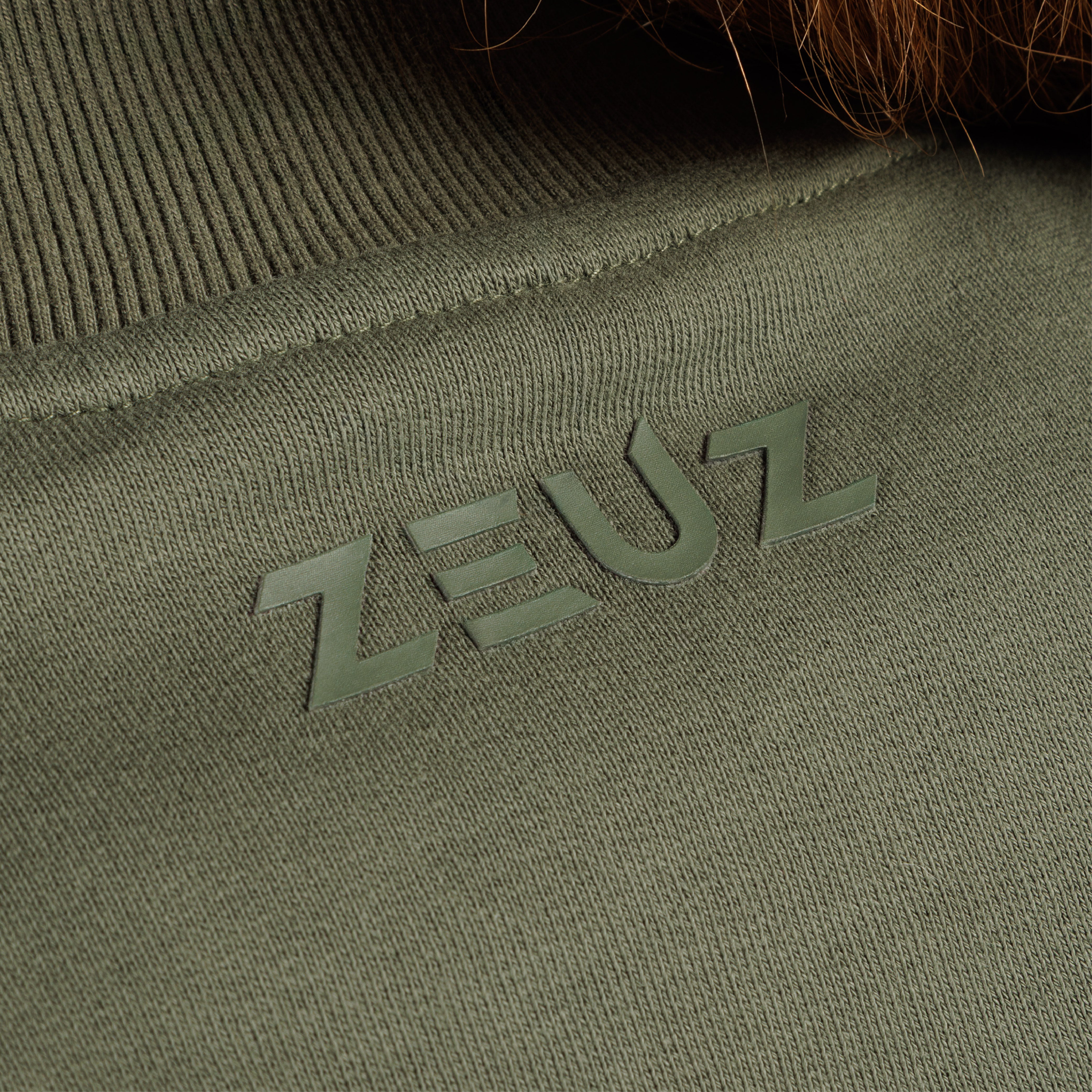 ZEUZ Oversized Comfort Sweater 1/4 Zipper - Dames