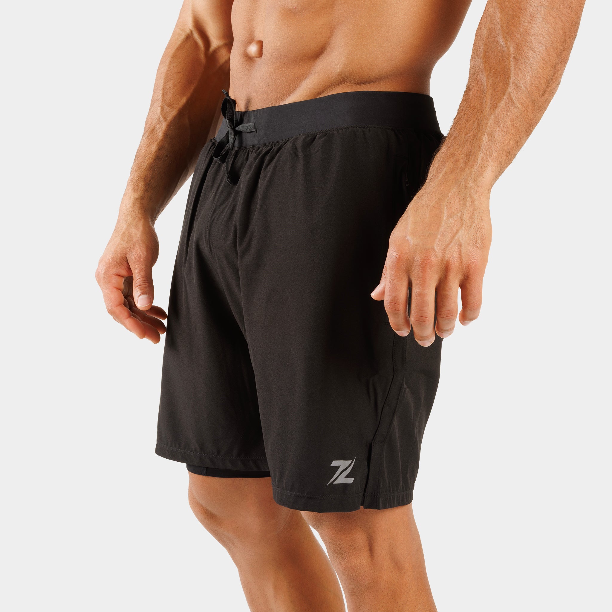 ZEUZ 2-in-1 Training Shorts - Heren