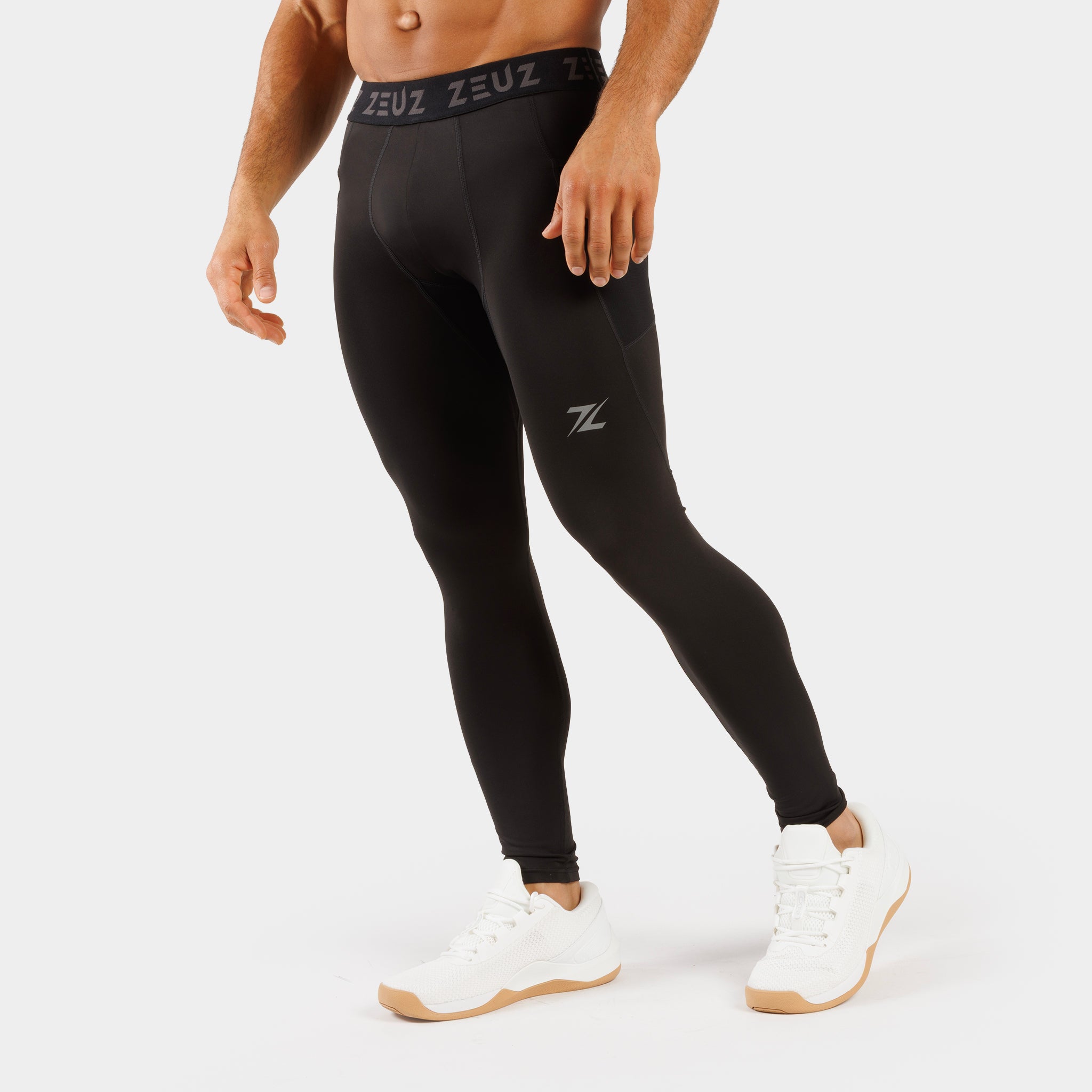ZEUZ Legging de compression Performance Lang - Hommes