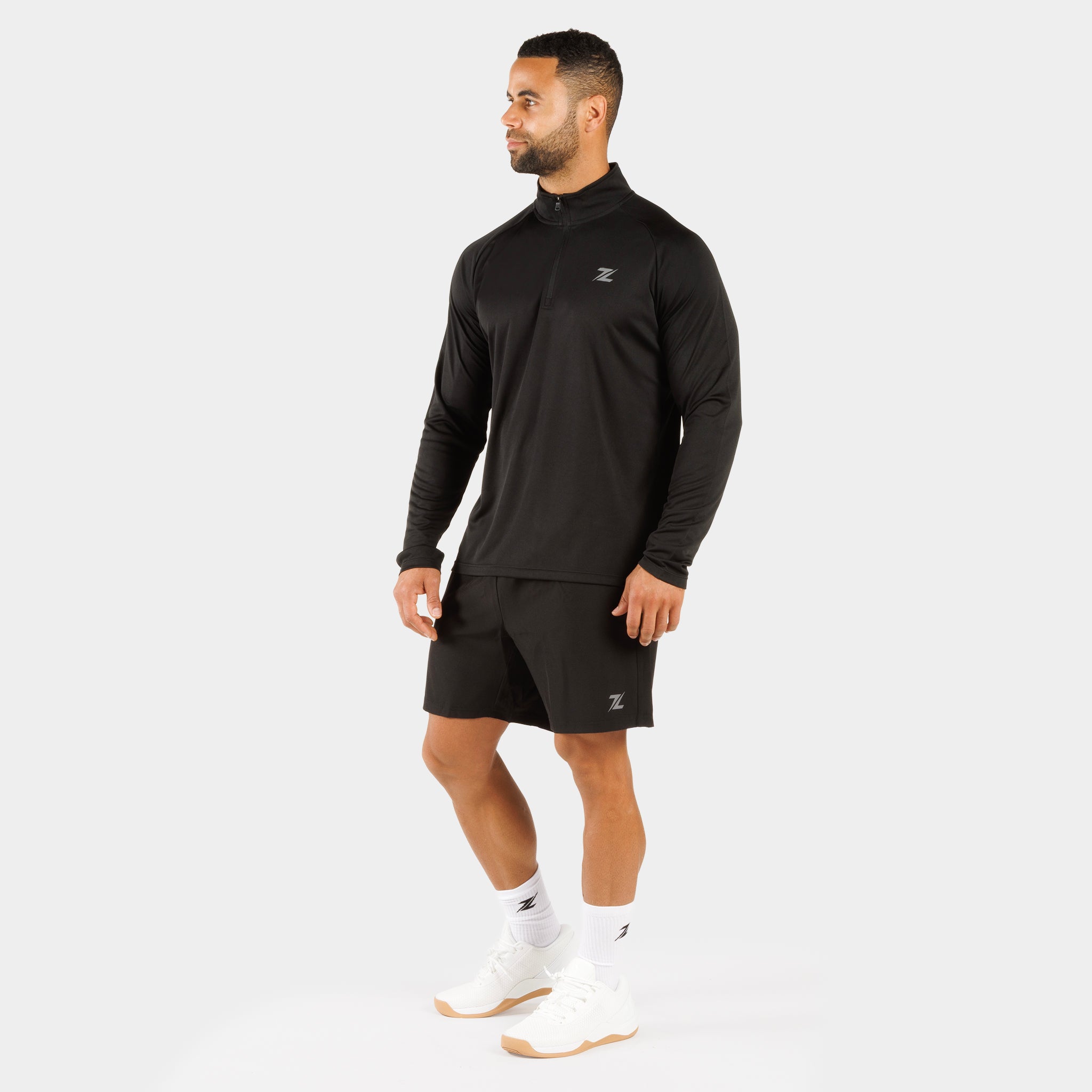 ZEUZ Performance Training Manches longues avec fermeture éclair 1/4