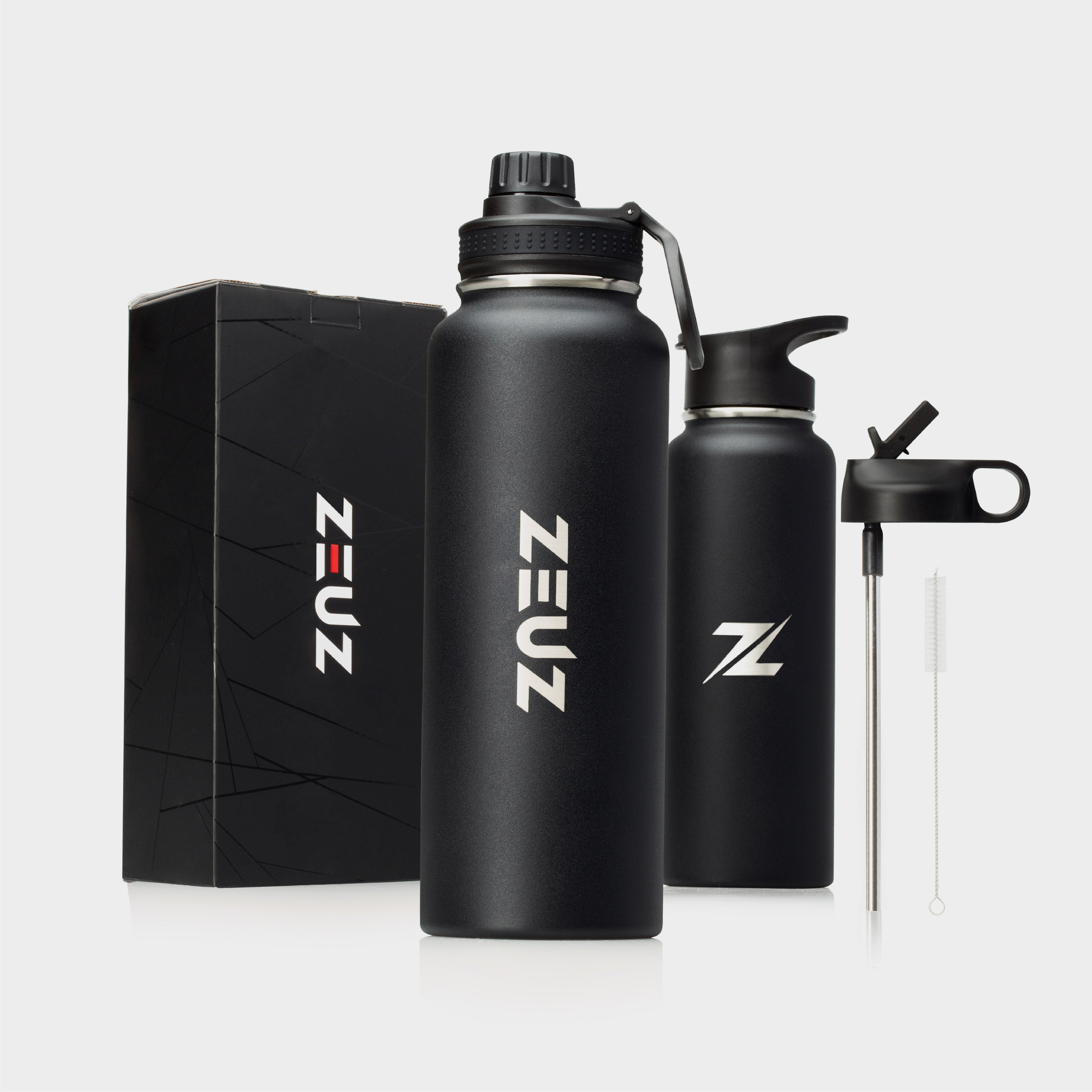 ZEUZ Premium Edelstahl Thermos flasche &amp; Trink flasche-1,2 Liter