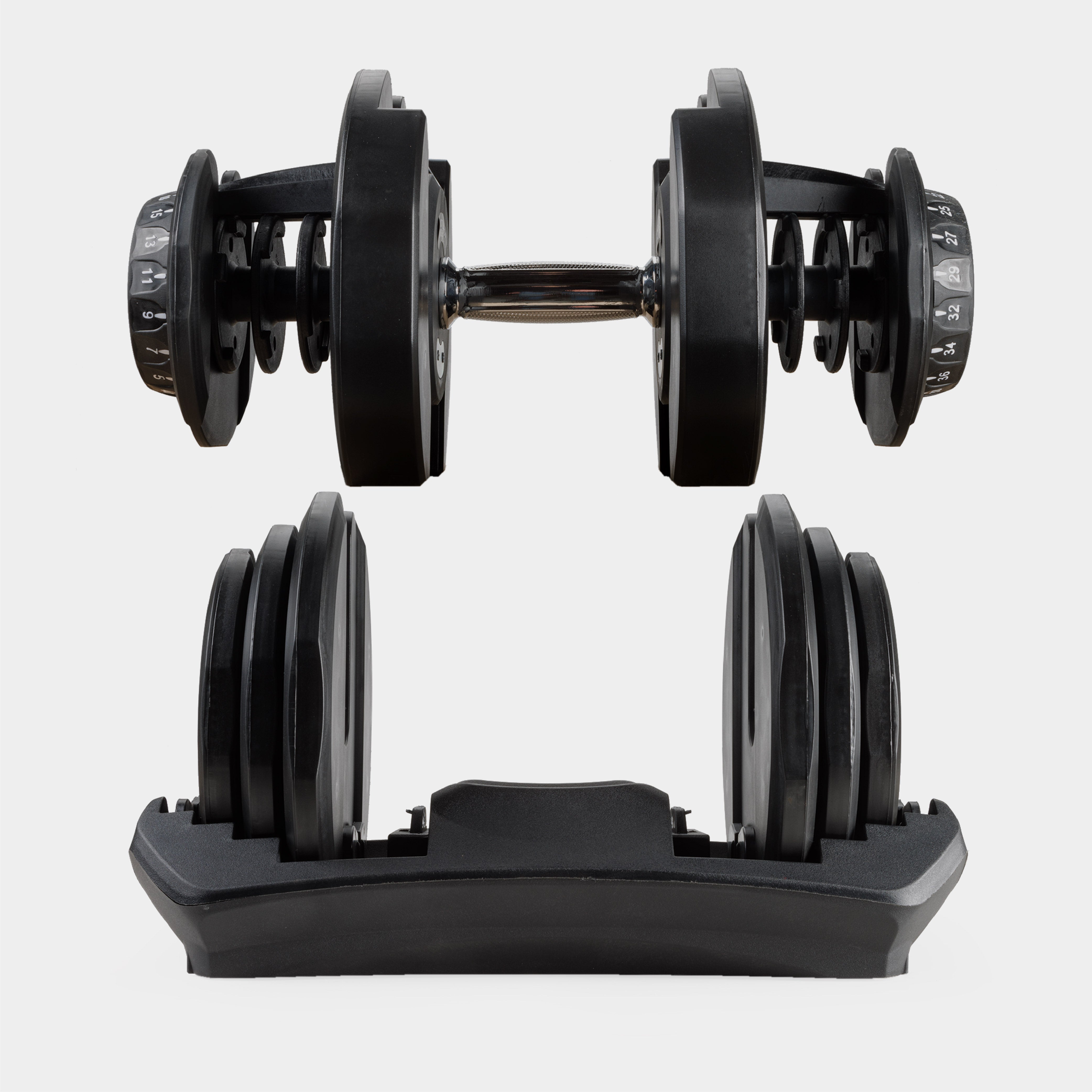 ZEUZ einstellbare Dumbell - 5 bis 40 KG