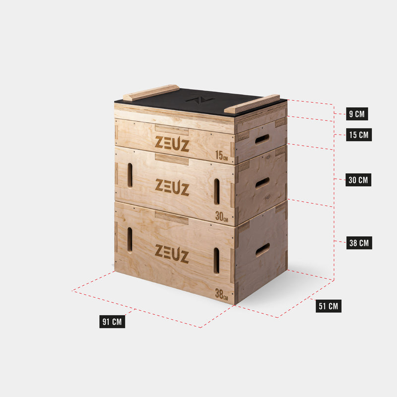 ZEUZ Houten Jerk Blokken Set