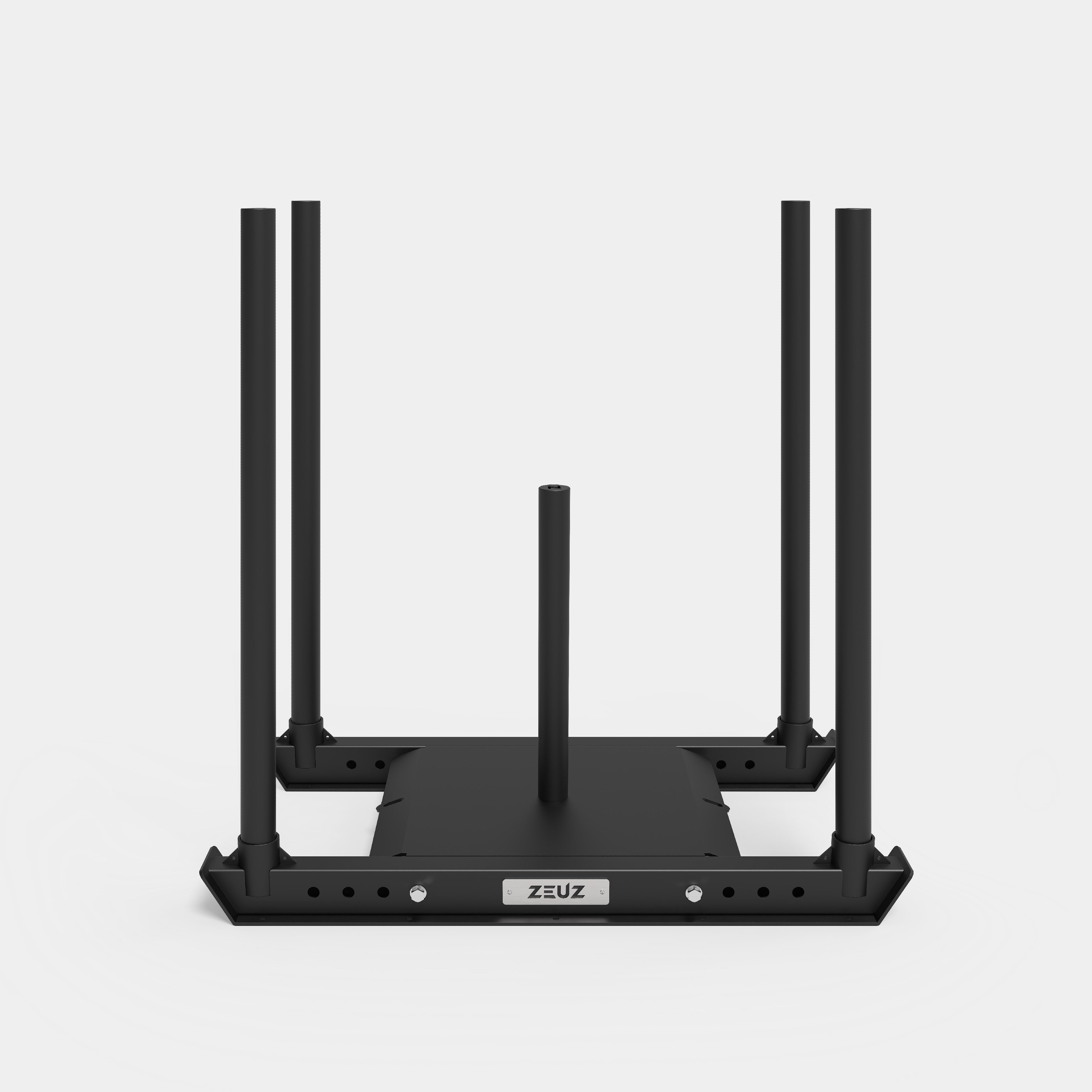 ZEUZ Powers lid-Fitness Push &amp; Pull Dog Power Sled