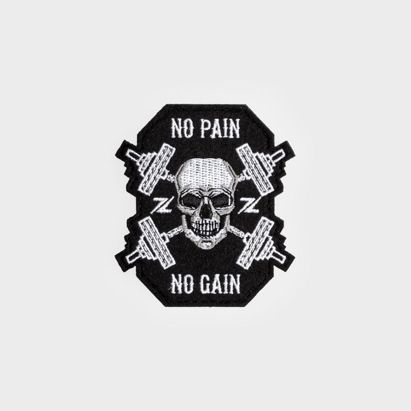 Parche de calavera ZEUZ No Pain No Gain