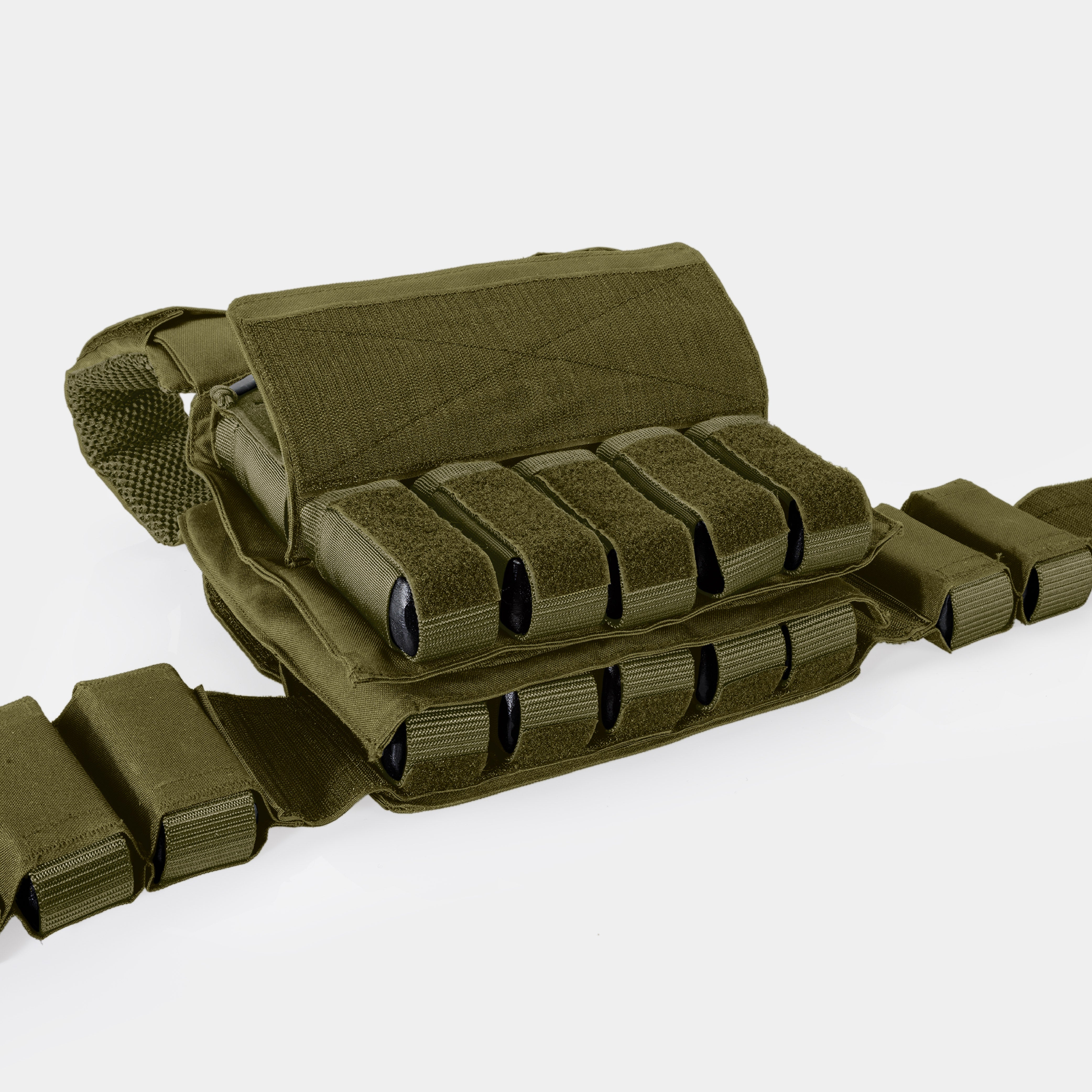 ZEUZ Army green Calisthenics Weight Vest 25,5 KG