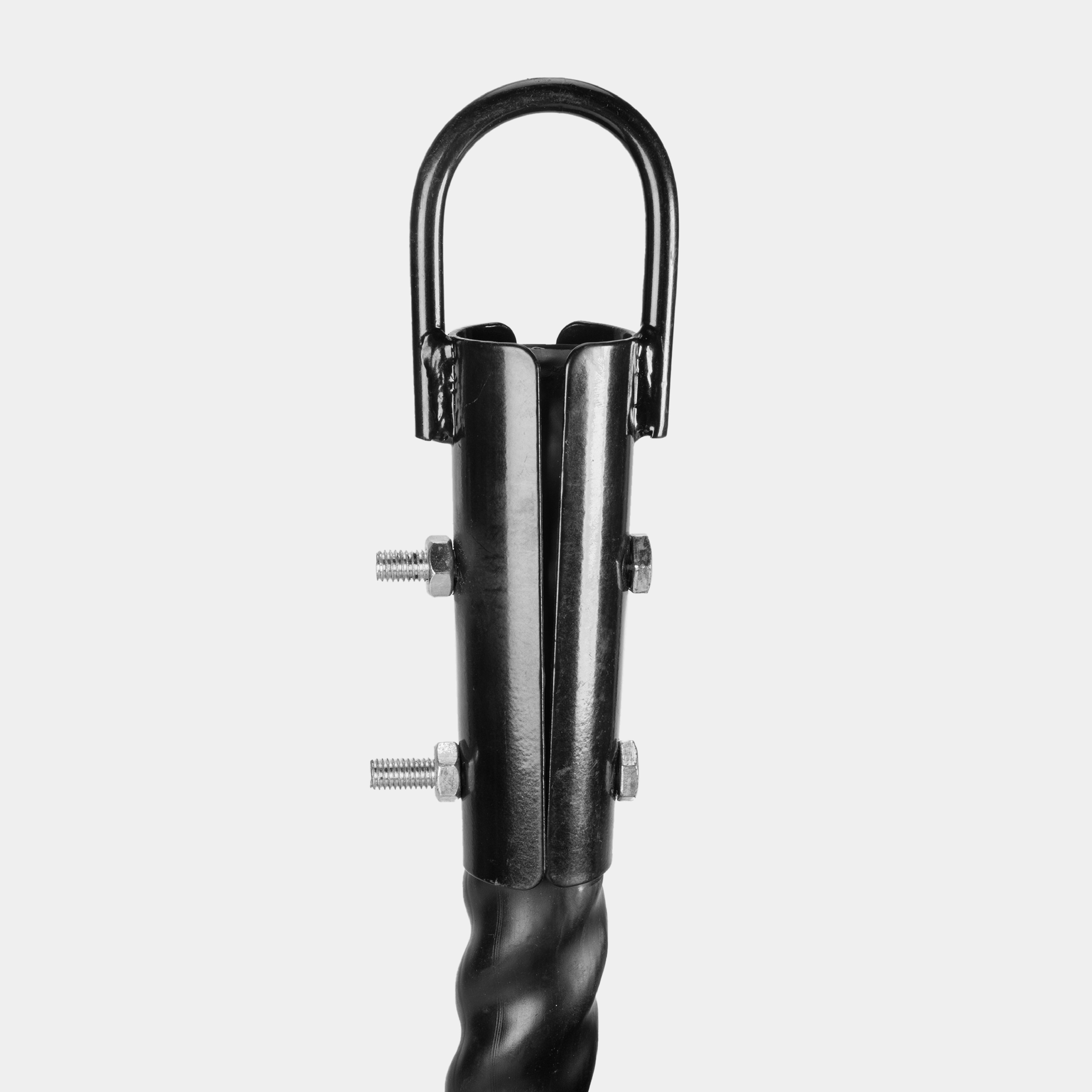ZEUZ Power Sled Pull & Climbing Rope - 15M - Black