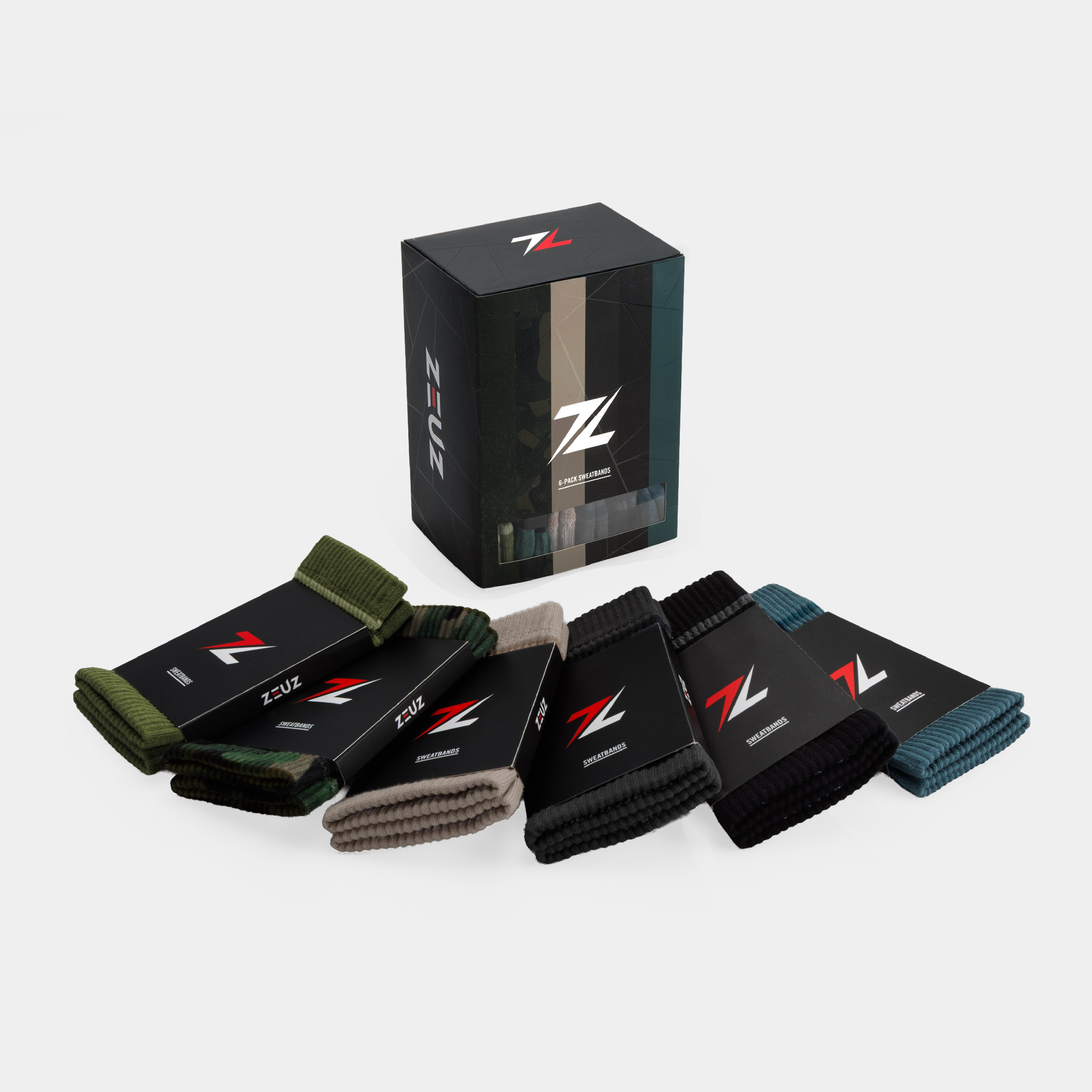 ZEUZ Zweetbanden 6-Pack Earth - Sweat Bands