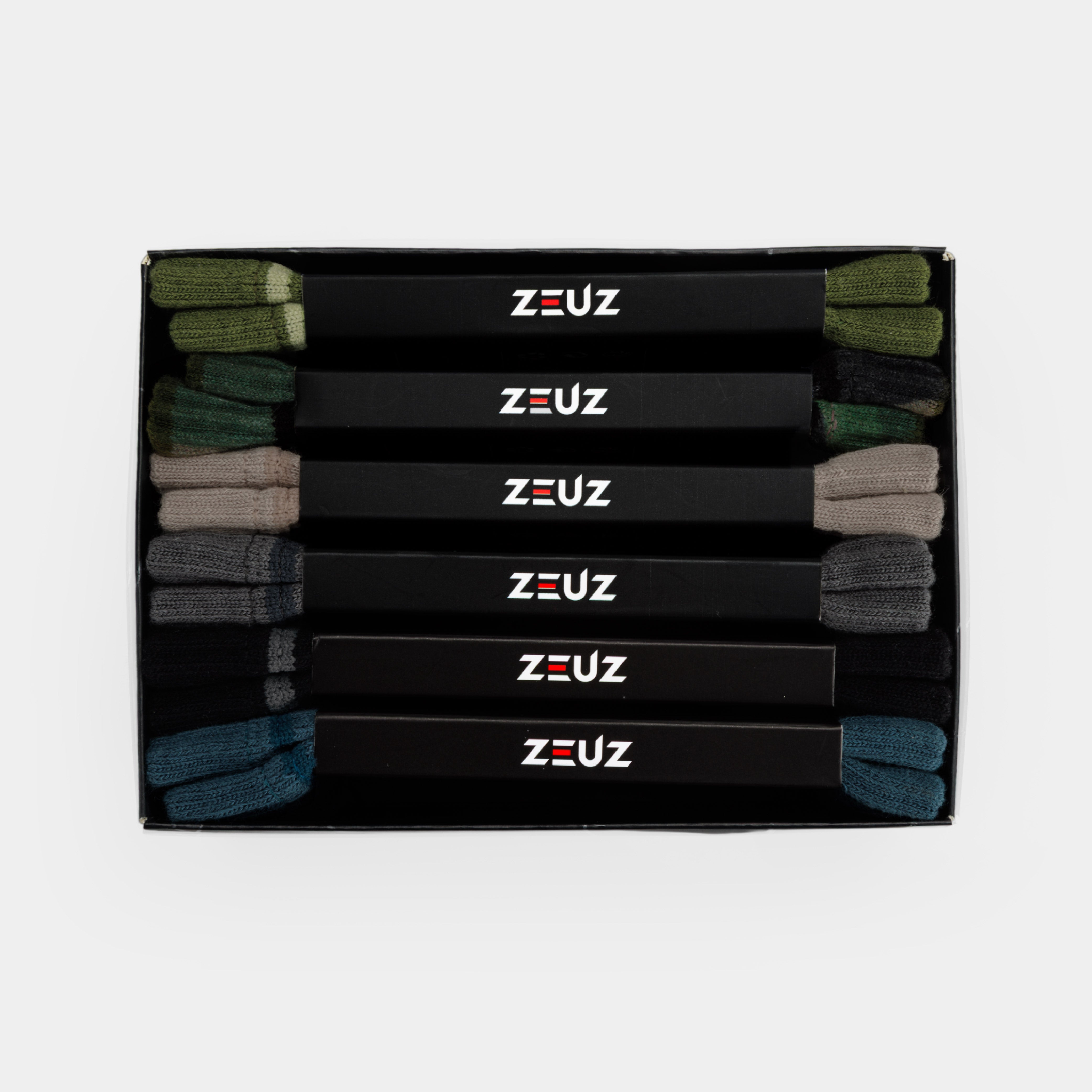 ZEUZ Bandeaux anti-transpiration 6-Pack Earth - Bandeaux de sueur