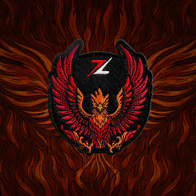 Limited Edition patch van ZEUZ, De Phoenix.