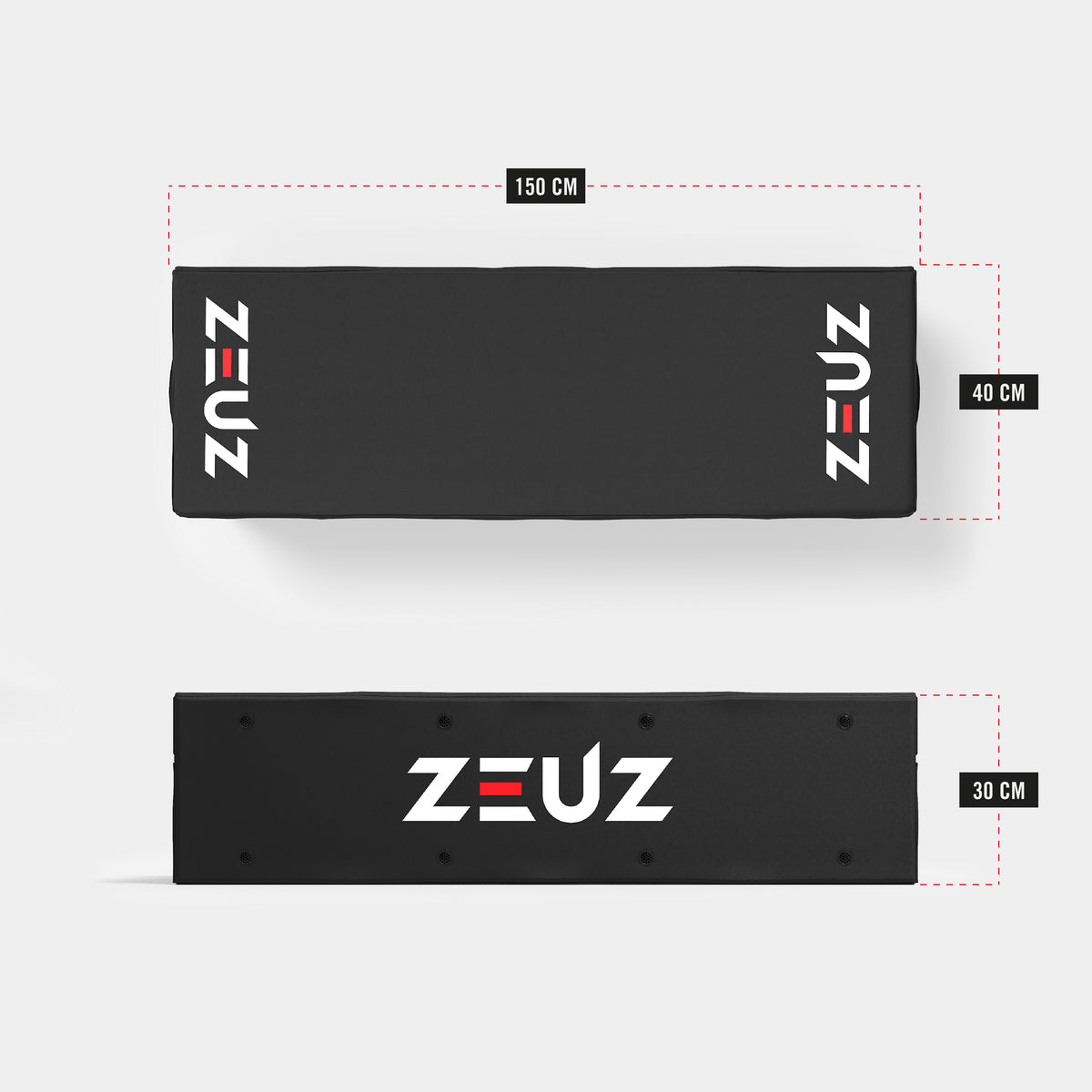 ZEUZ Strongman Log Drop Pad Set - 2 Pieces