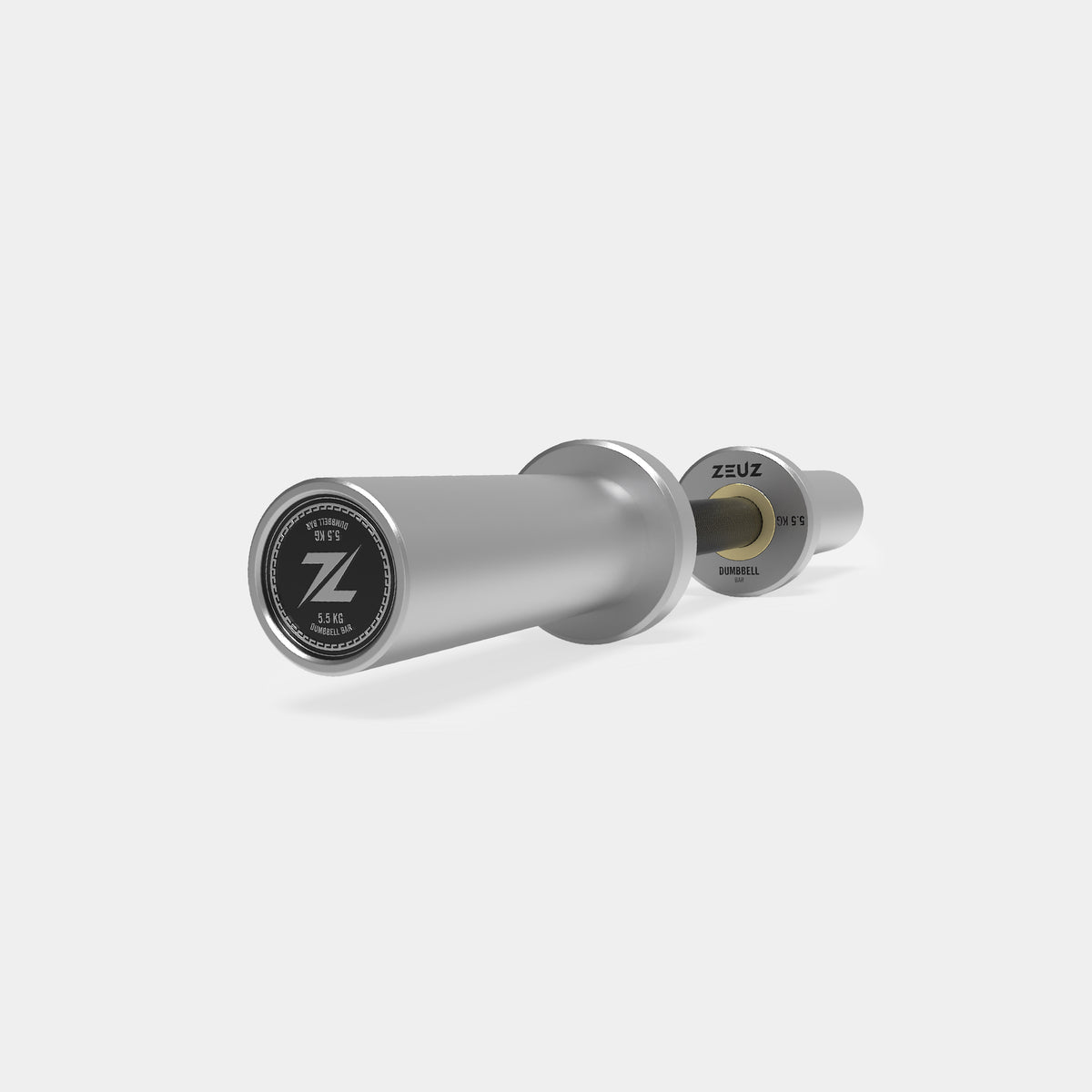 ZEUZ Olympic Dumbbell Bar - 50 CM