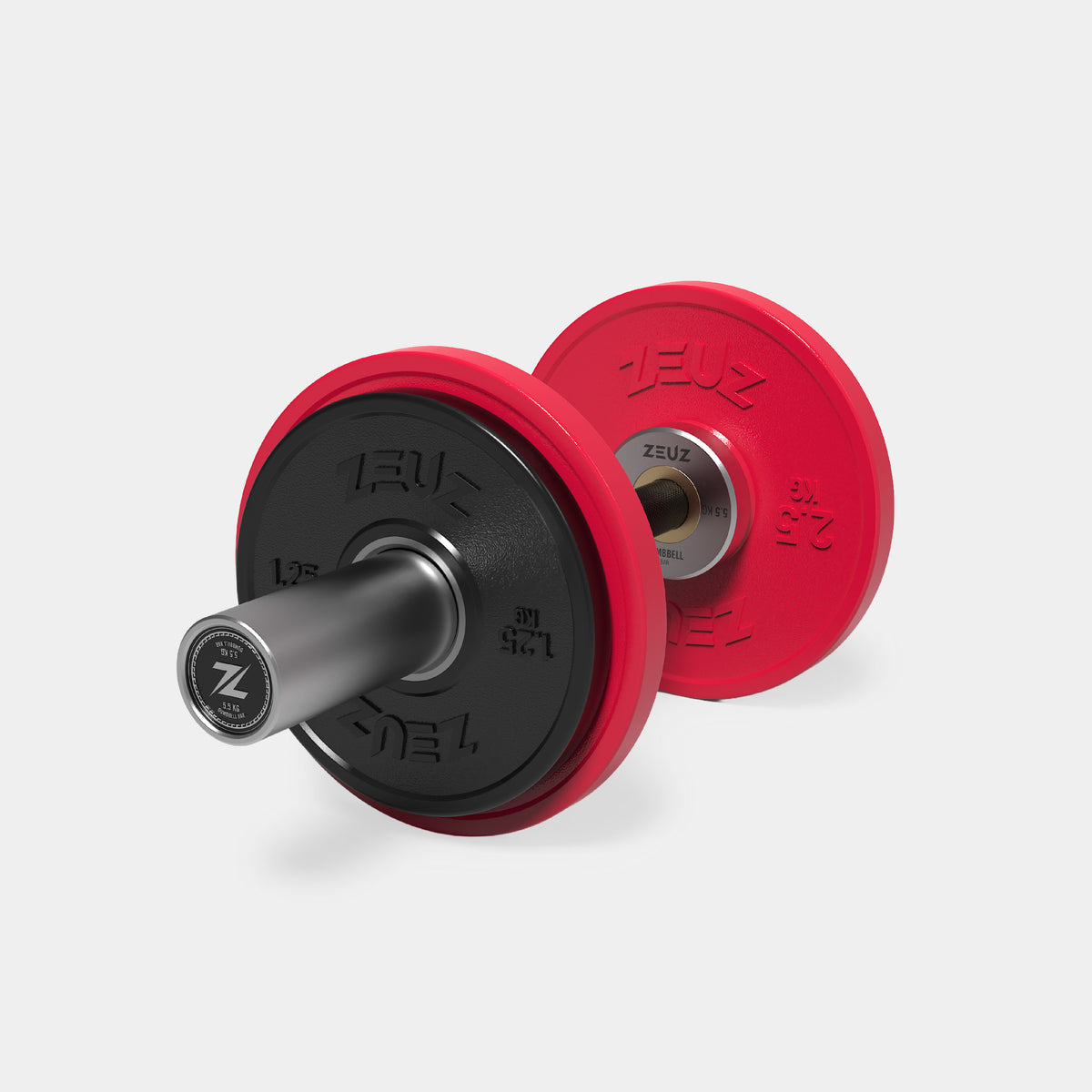 ZEUZ Olympic Dumbbell Bar - 50 CM