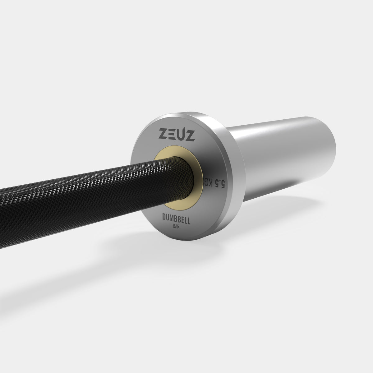 ZEUZ Olympic Dumbbell Bar - 50 CM