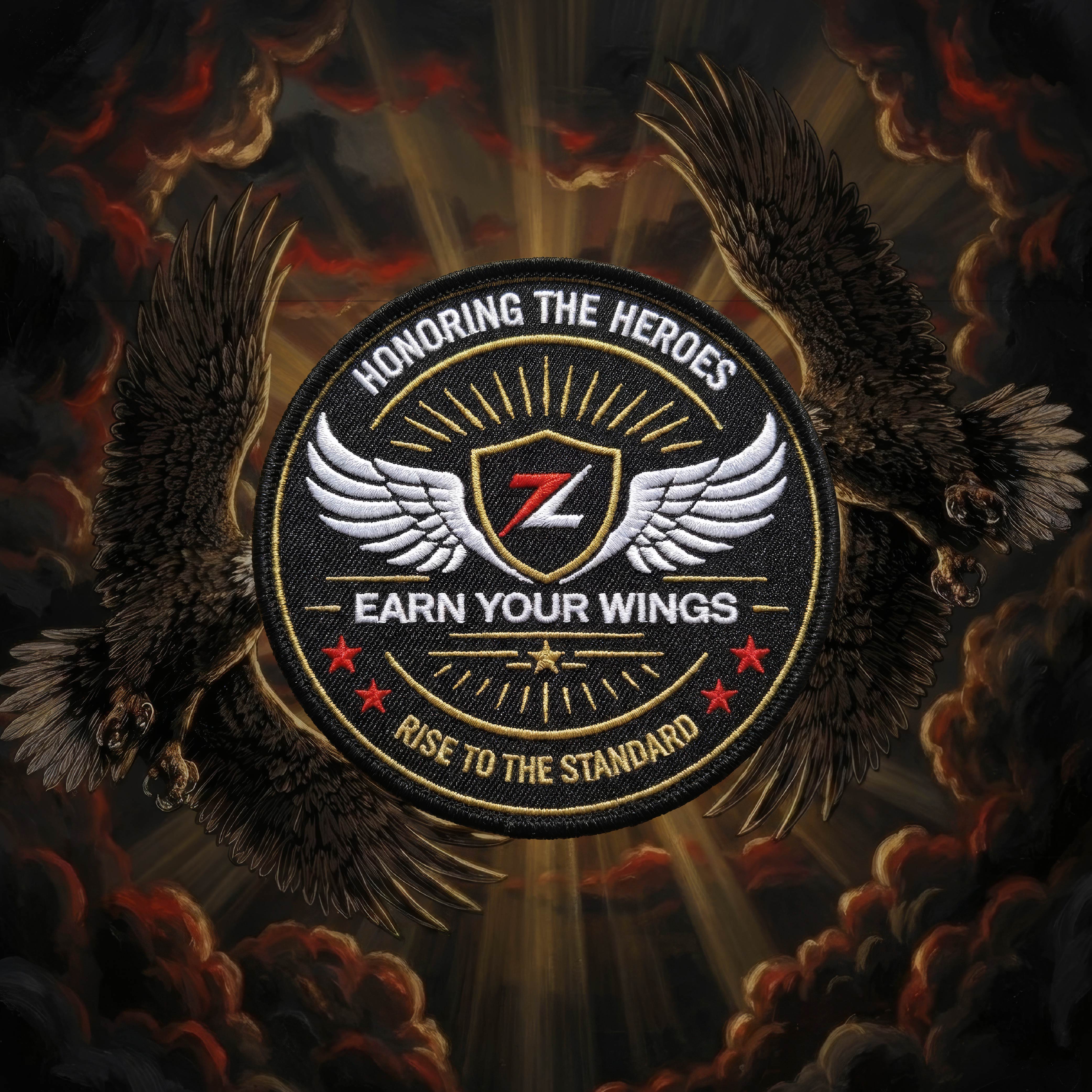 ZEUZ Earn Your Wings Patch