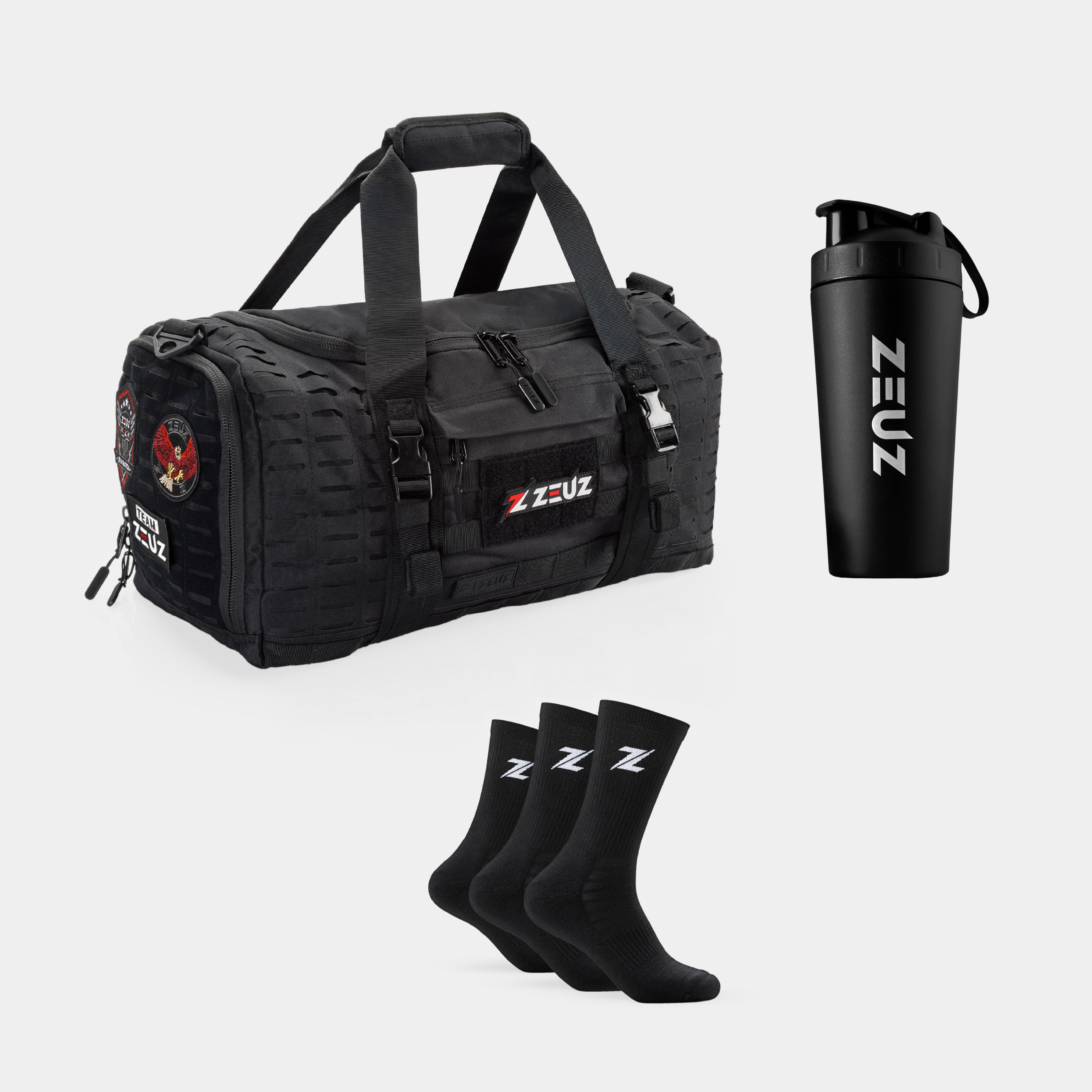 ZEUZ Tas, Sokken & Shaker - Kerstmis Cadeau Set