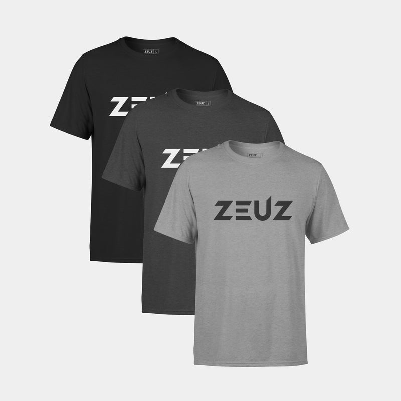 Camiseta básica ZEUZ - Paquete de 3 unidades