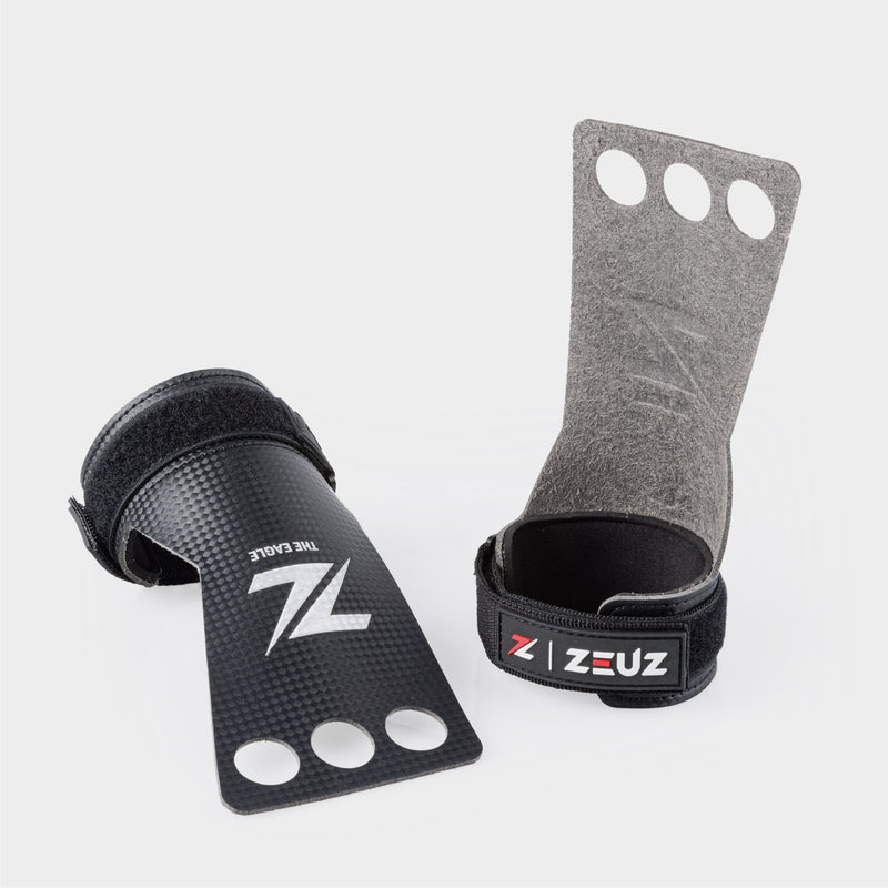 ZEUZ The Eagle Grips - Carbono y Microfibra - Gris