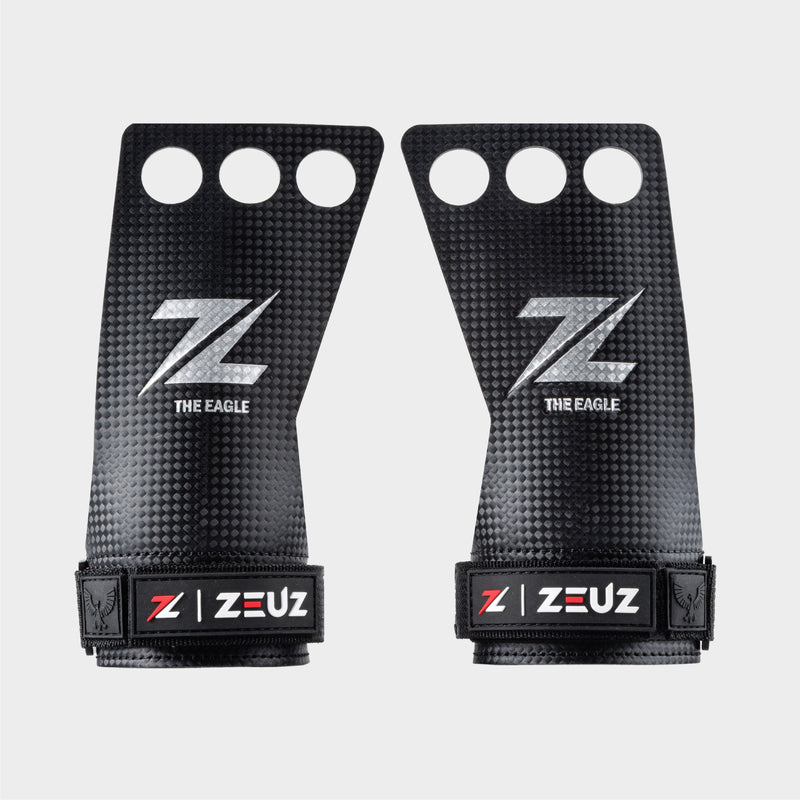ZEUZ The Eagle Grips - Carbono y Microfibra - Gris