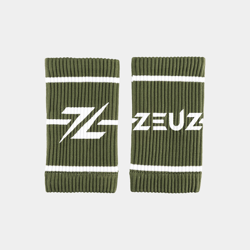 ZEUZ Zweetbanden legergroen – zachte en absorberende sweat bands voor training en sport