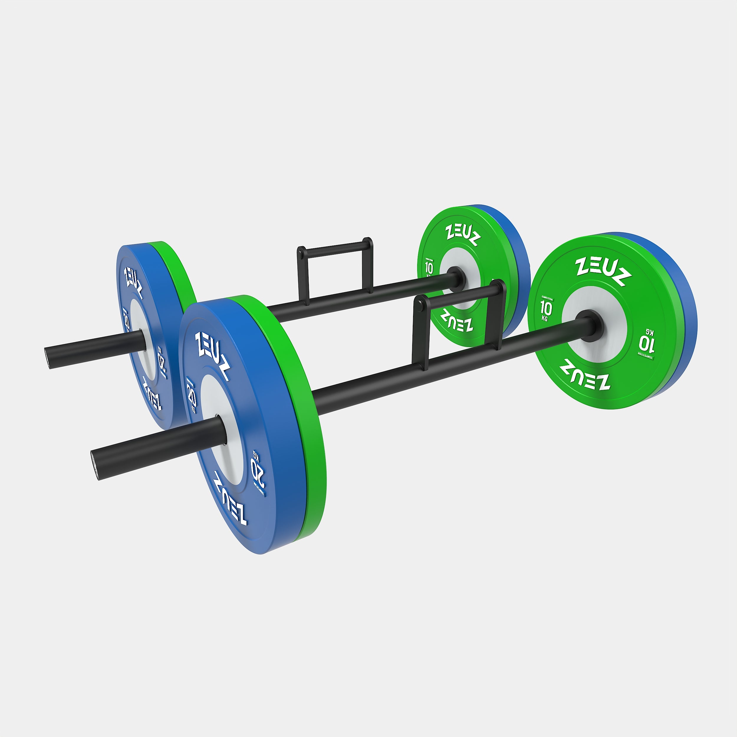 ZEUZ Farmers Walk Handle Set