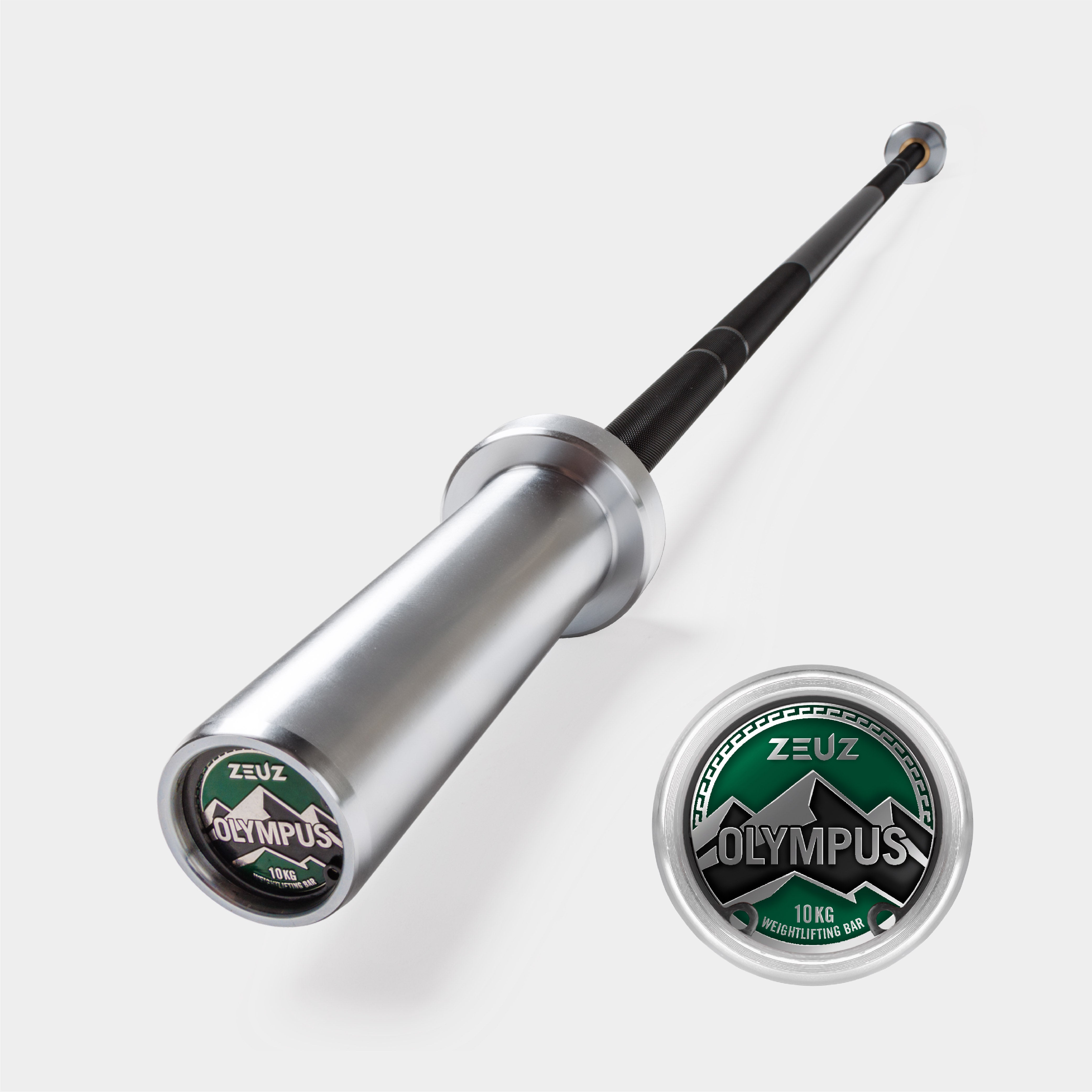 ZEUZ Olympic Hall Bar 10kg - 170cm Barbell Stang