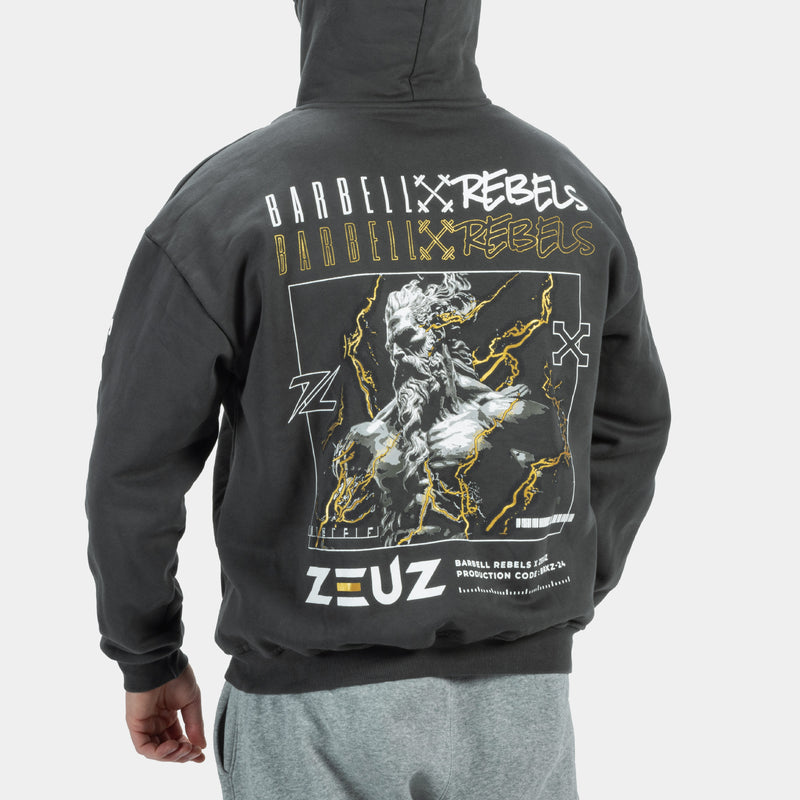 Sudadera con capucha extragrande ZEUZ x Barbell Rebels - Unisex