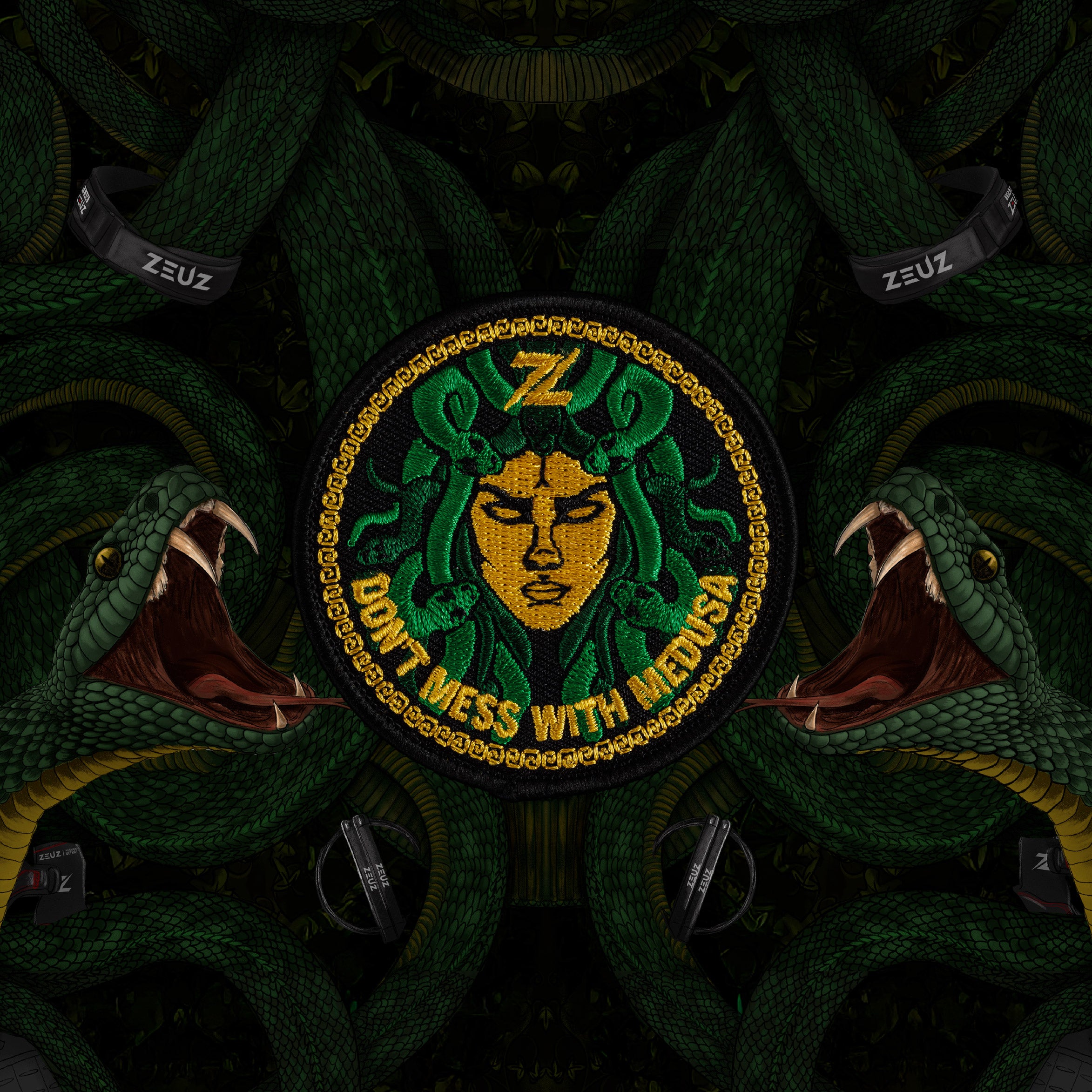 ZEUZ Aufnäher „Don't Mess With Medusa“