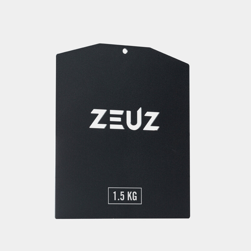 Chaleco de placas de peso ZEUZ - 1,5 / 2 / 4 KG - 2 unidades