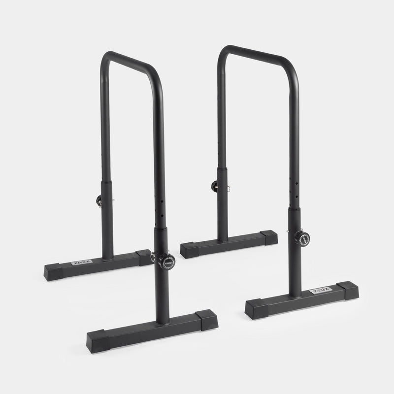 ZEUZ Paralletas Metálicas Ajustables - XL