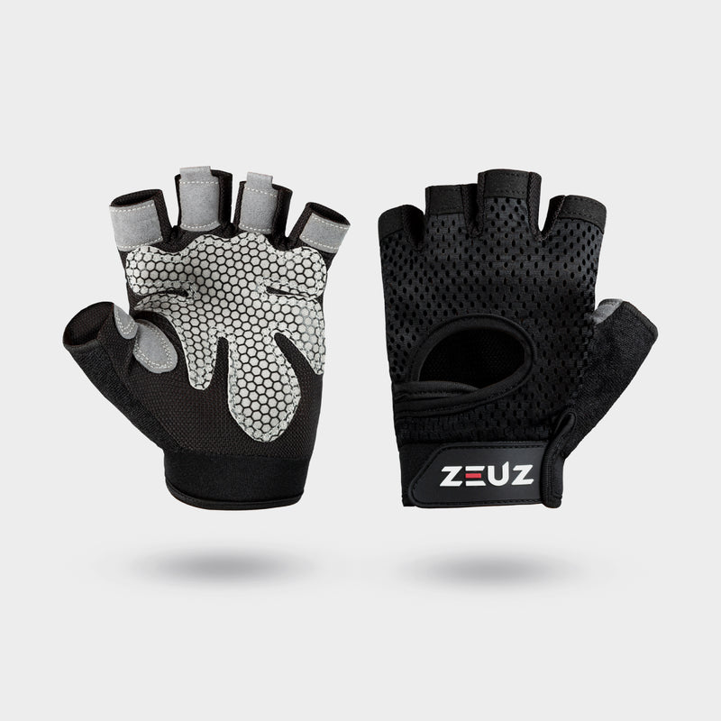 Guantes de fitness ZEUZ - Sin dedos - Cortos
