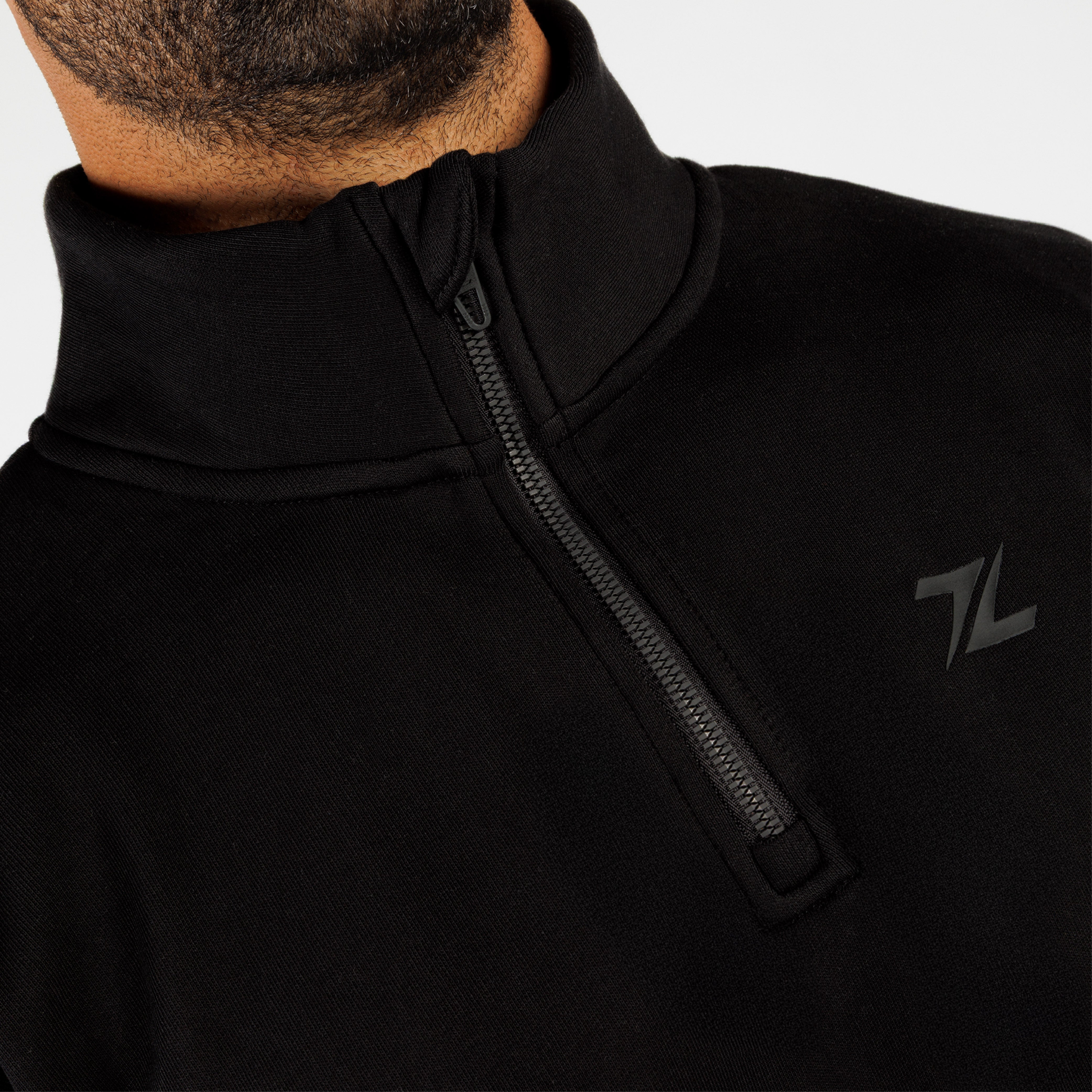 ZEUZ Oversized Comfort Sweater 1/4 Zipper - Heren