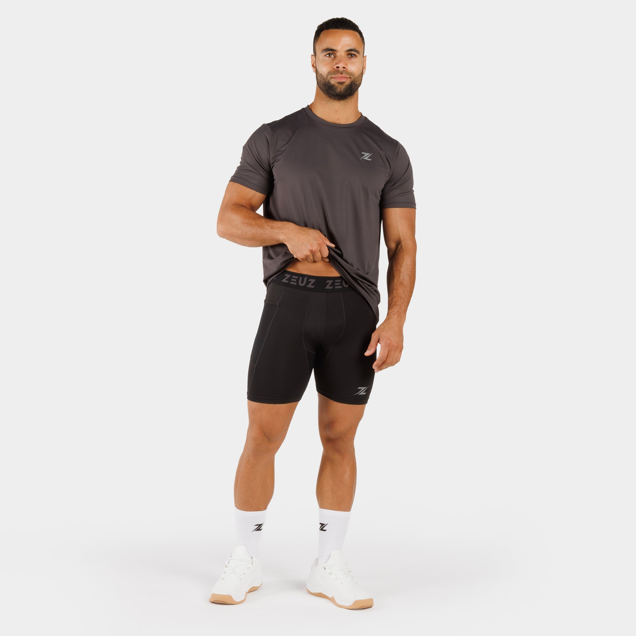 ZEUZ Shorts de Compression Performance - Hommes