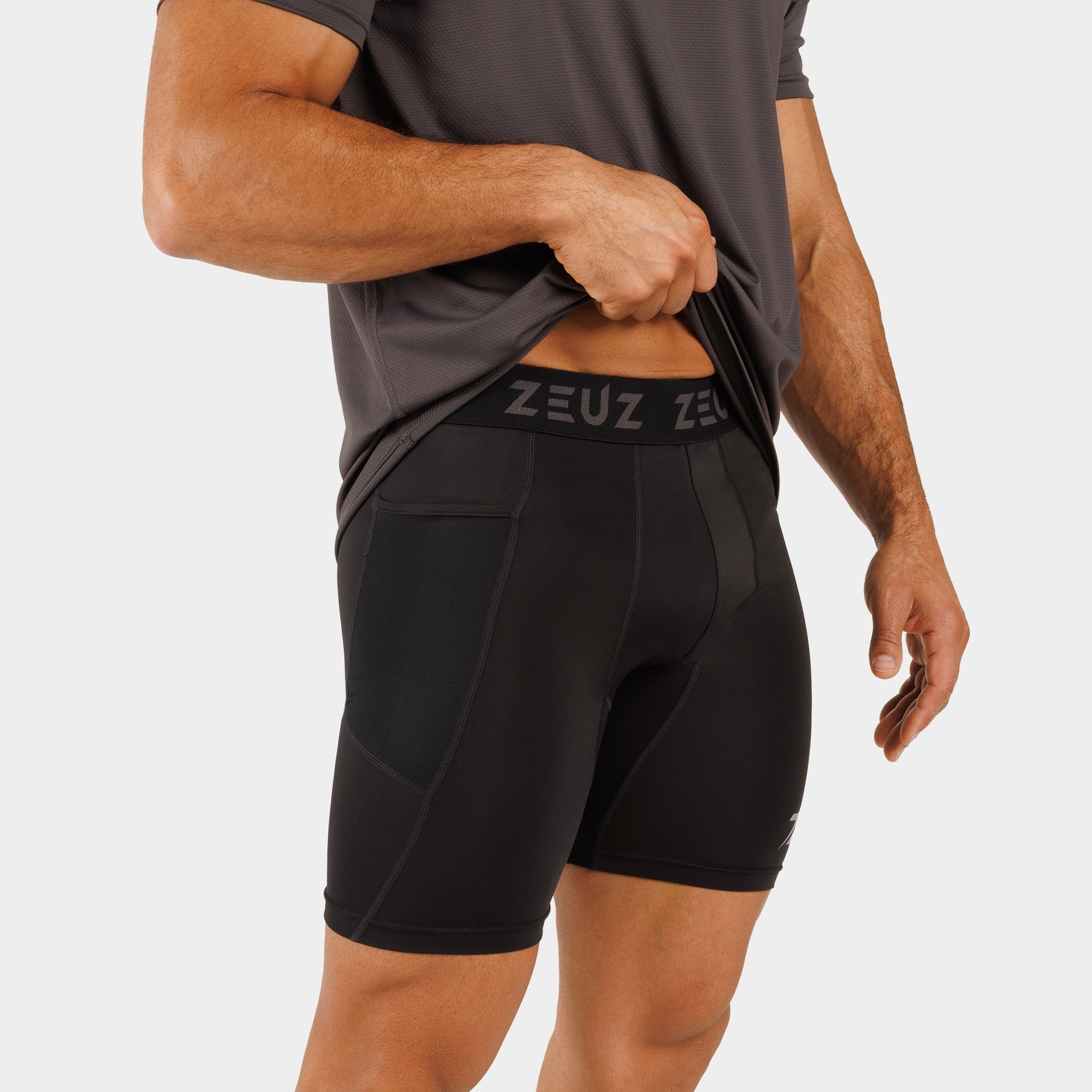 ZEUZ Shorts de Compression Performance - Hommes