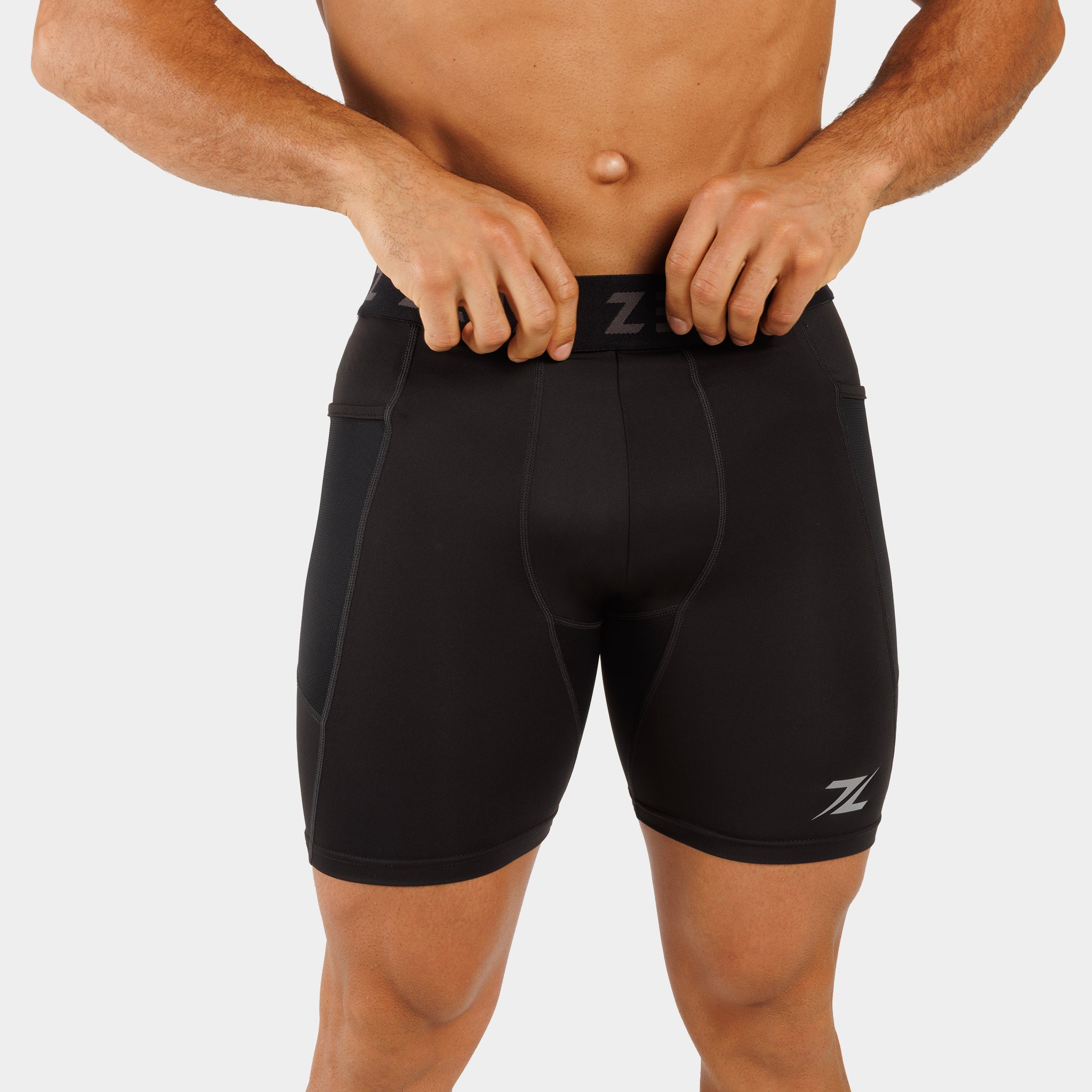ZEUZ Shorts de Compression Performance - Hommes