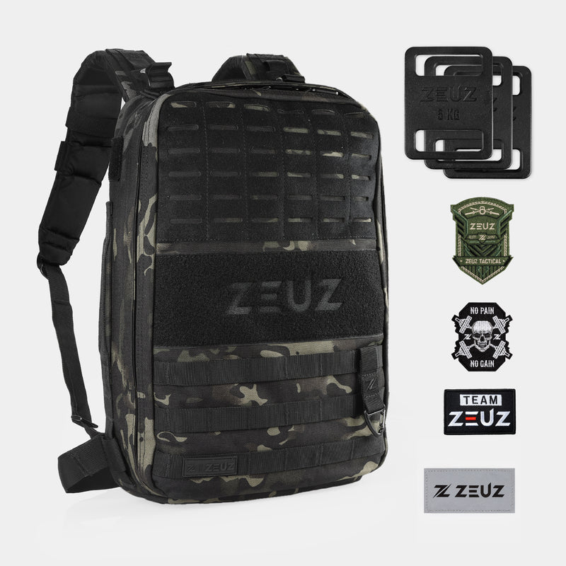 Mochila ZEUZ para Rucking - 30 KG