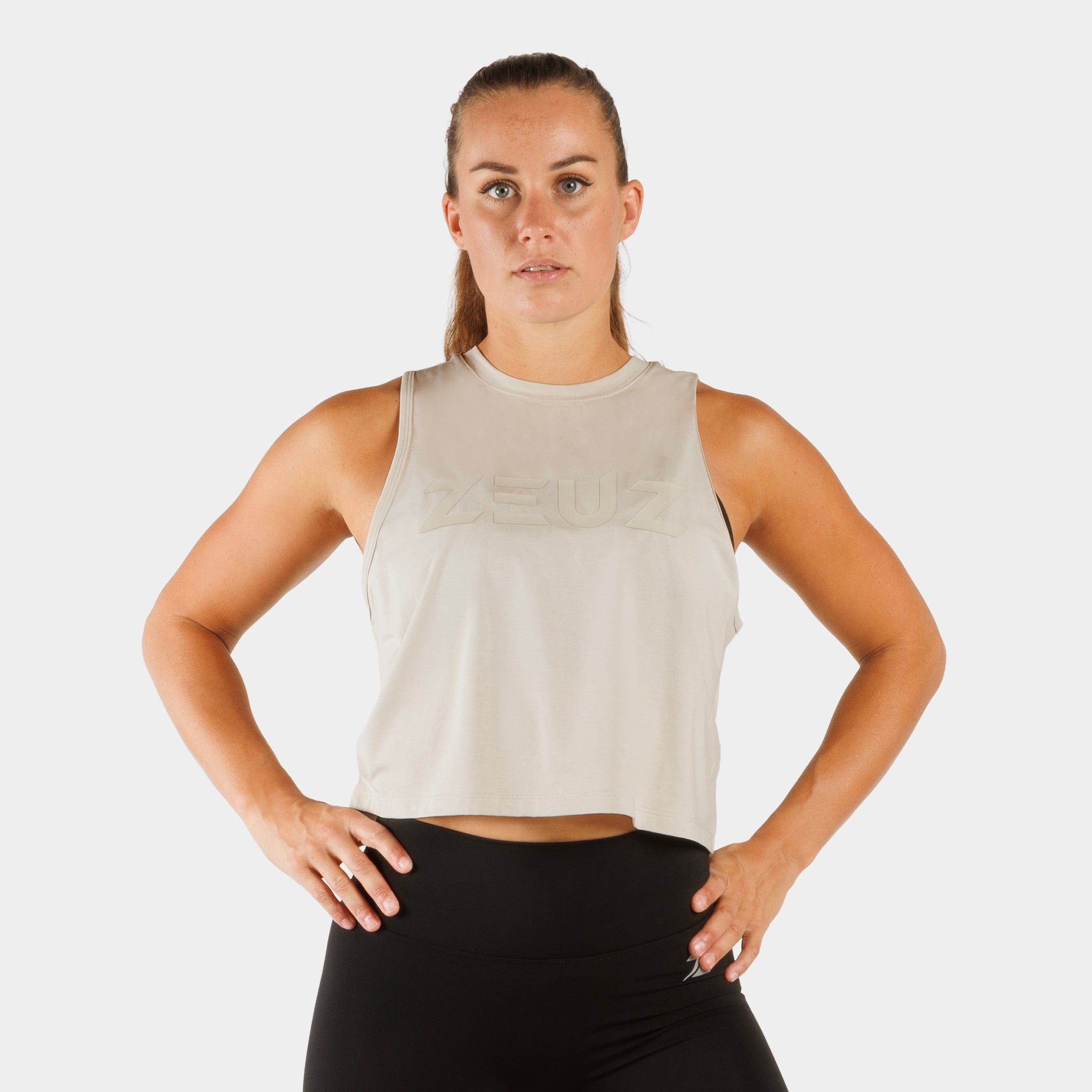 ZEUZ Cropped Training Tanktop