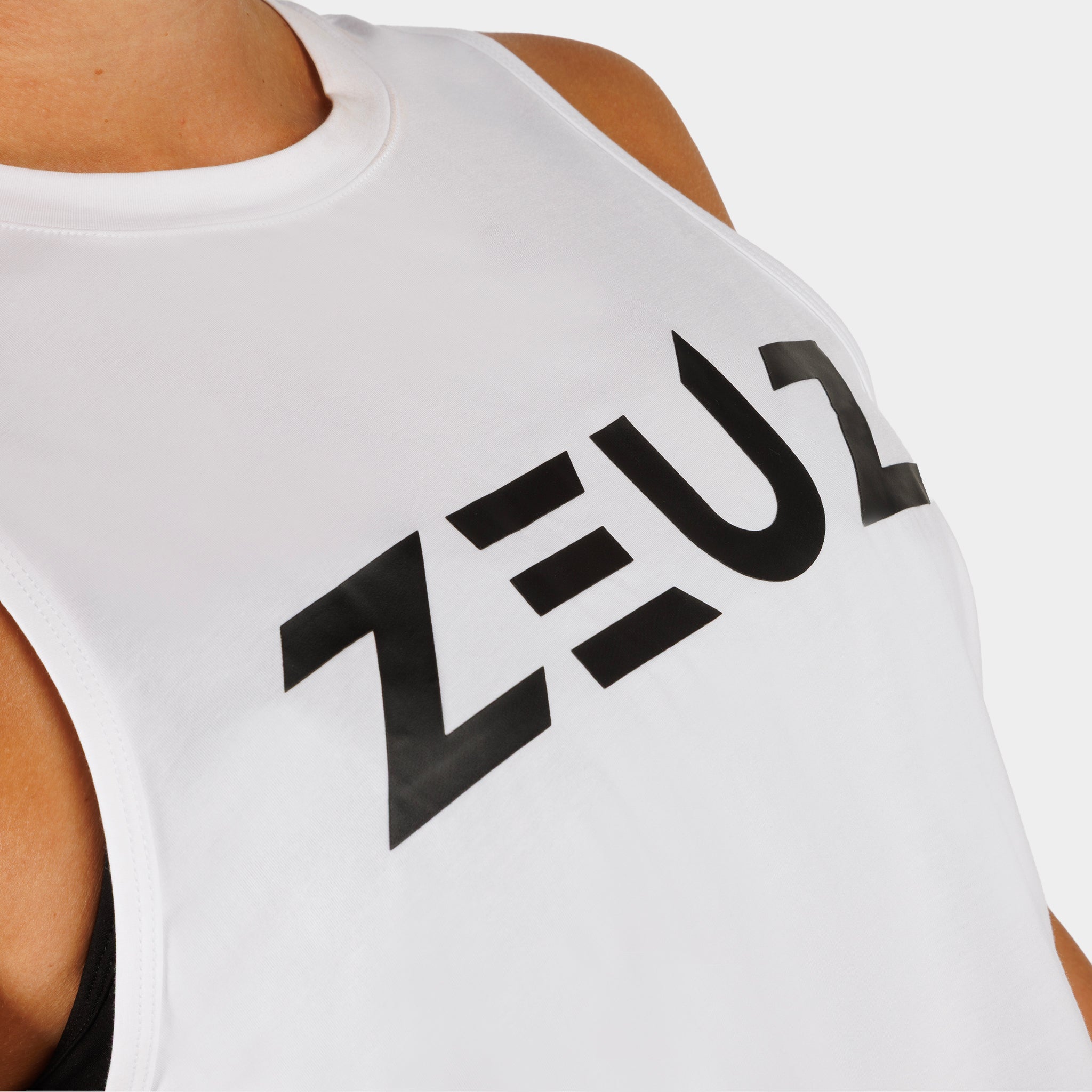 ZEUZ Cropped Training Tanktop