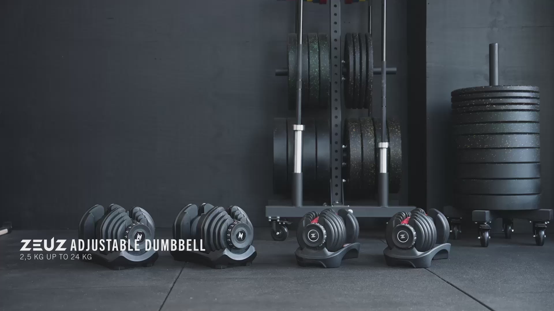Adjustable Dumbbell - 5 to 40 KG - Home Gym - ZEUZ