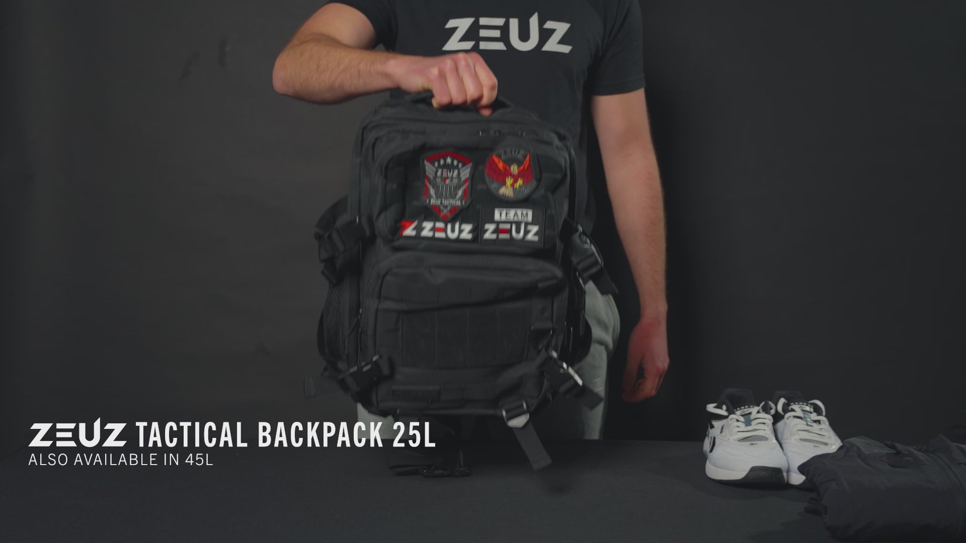 Tactical Backpack - Fitness Backpack - 25 L - ZEUZ